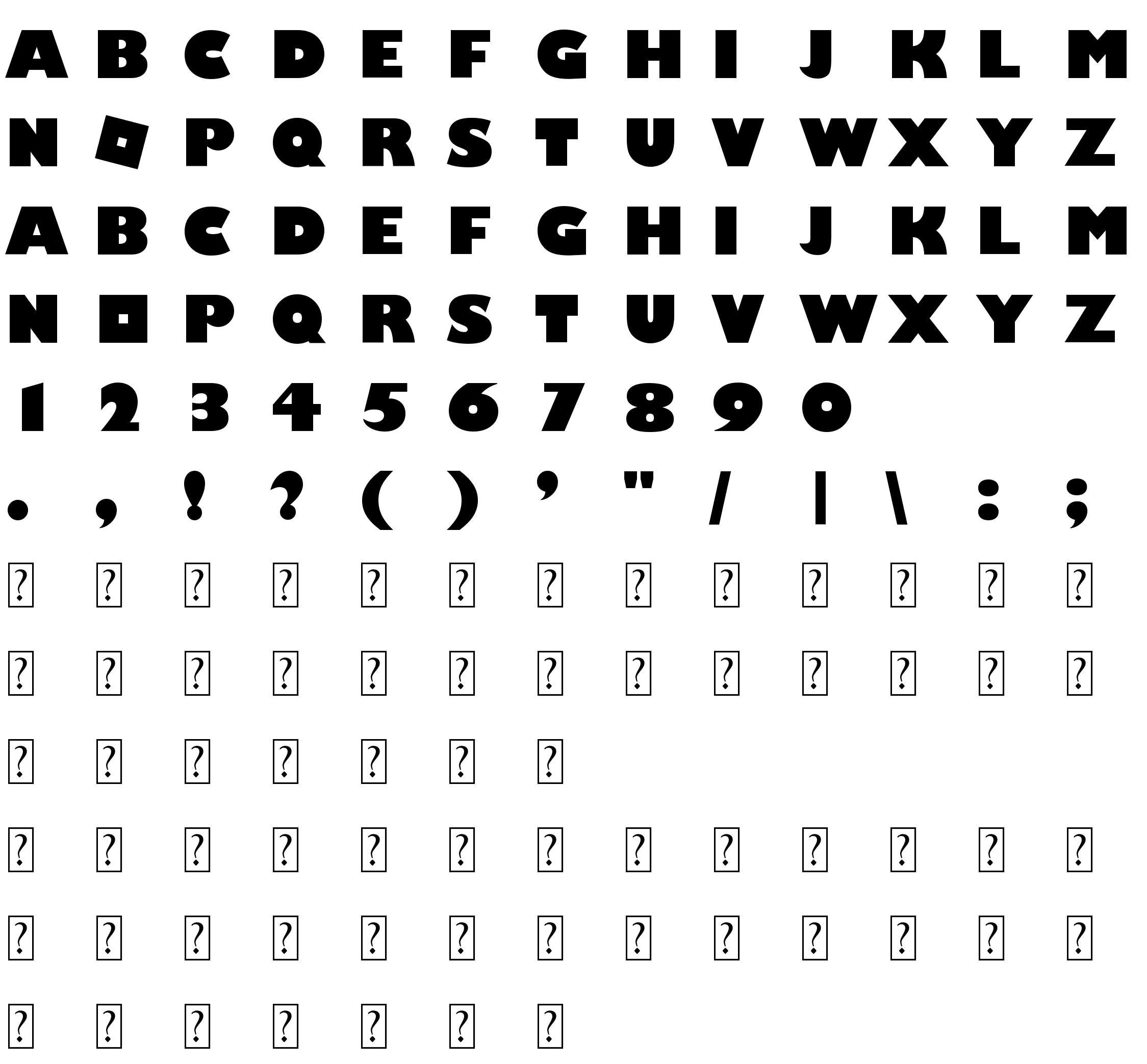 Шрифт Roblox 2017