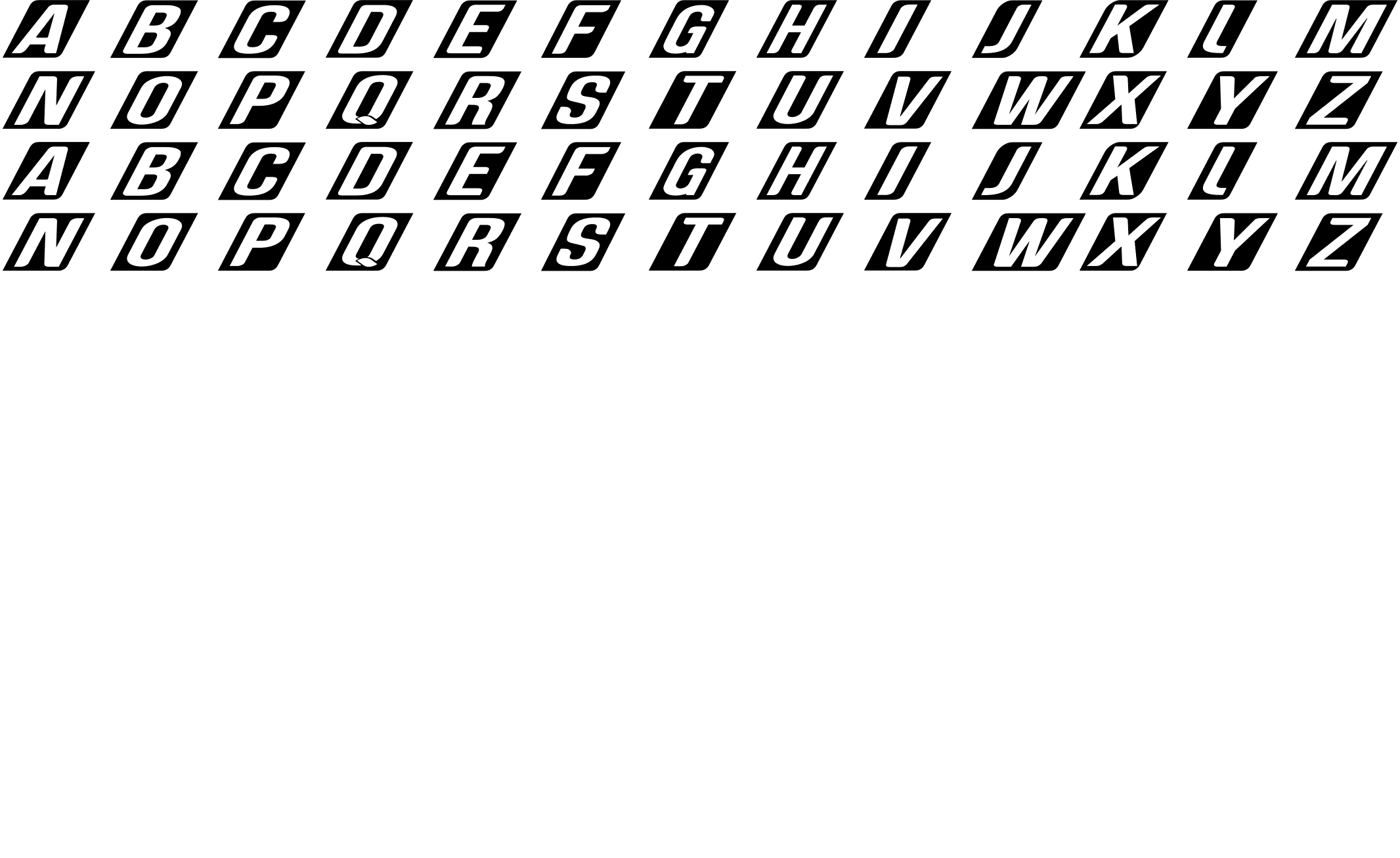 Шрифт Genghis Khan Framed Bold