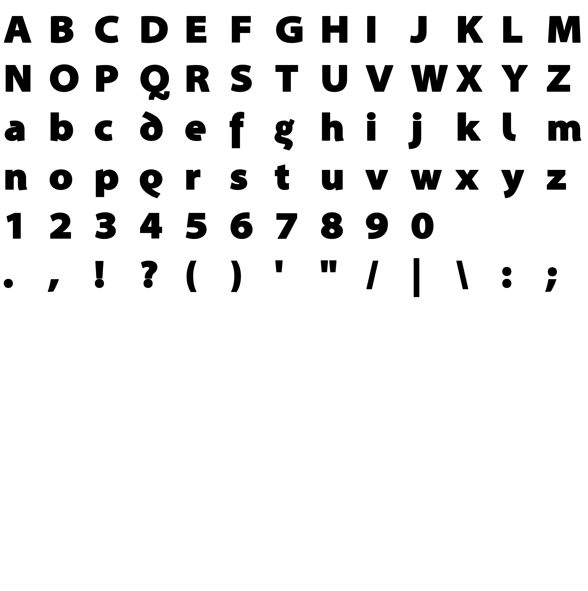 Шрифт Santana-Black