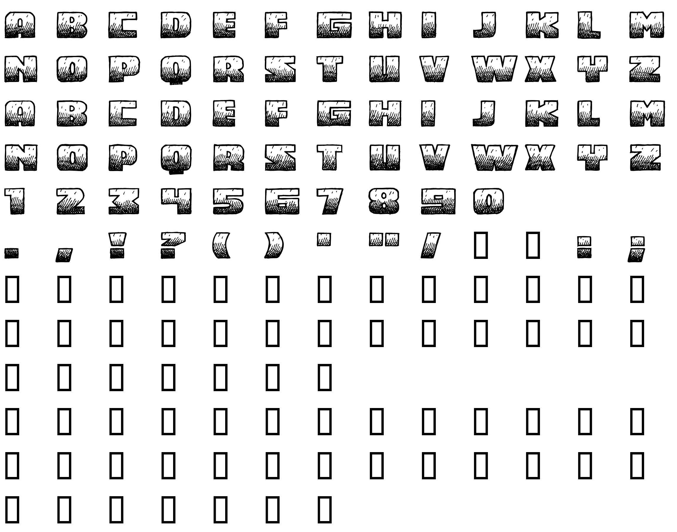 Шрифт MidnightSnack BB