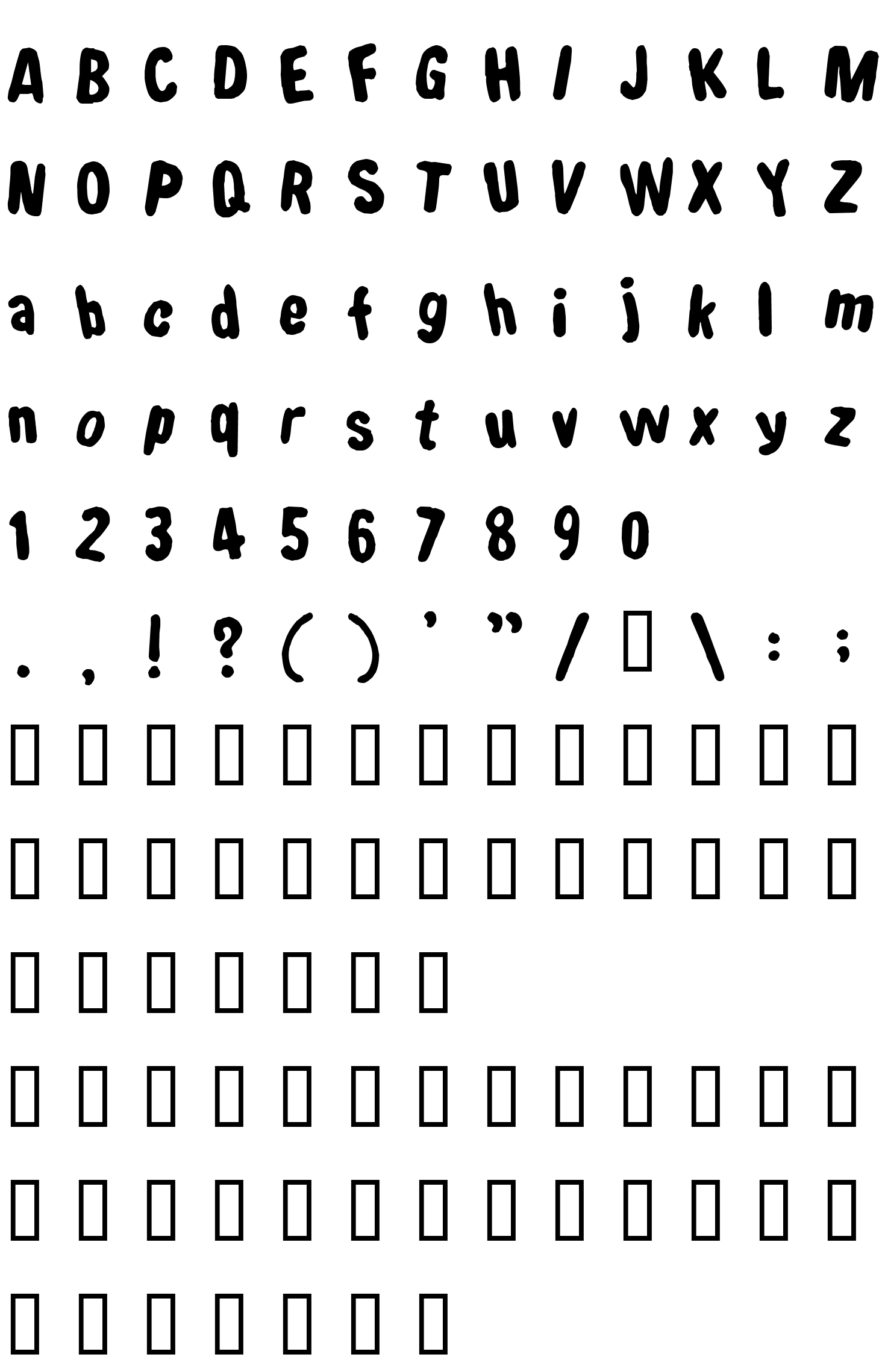 Шрифт Shake that booty