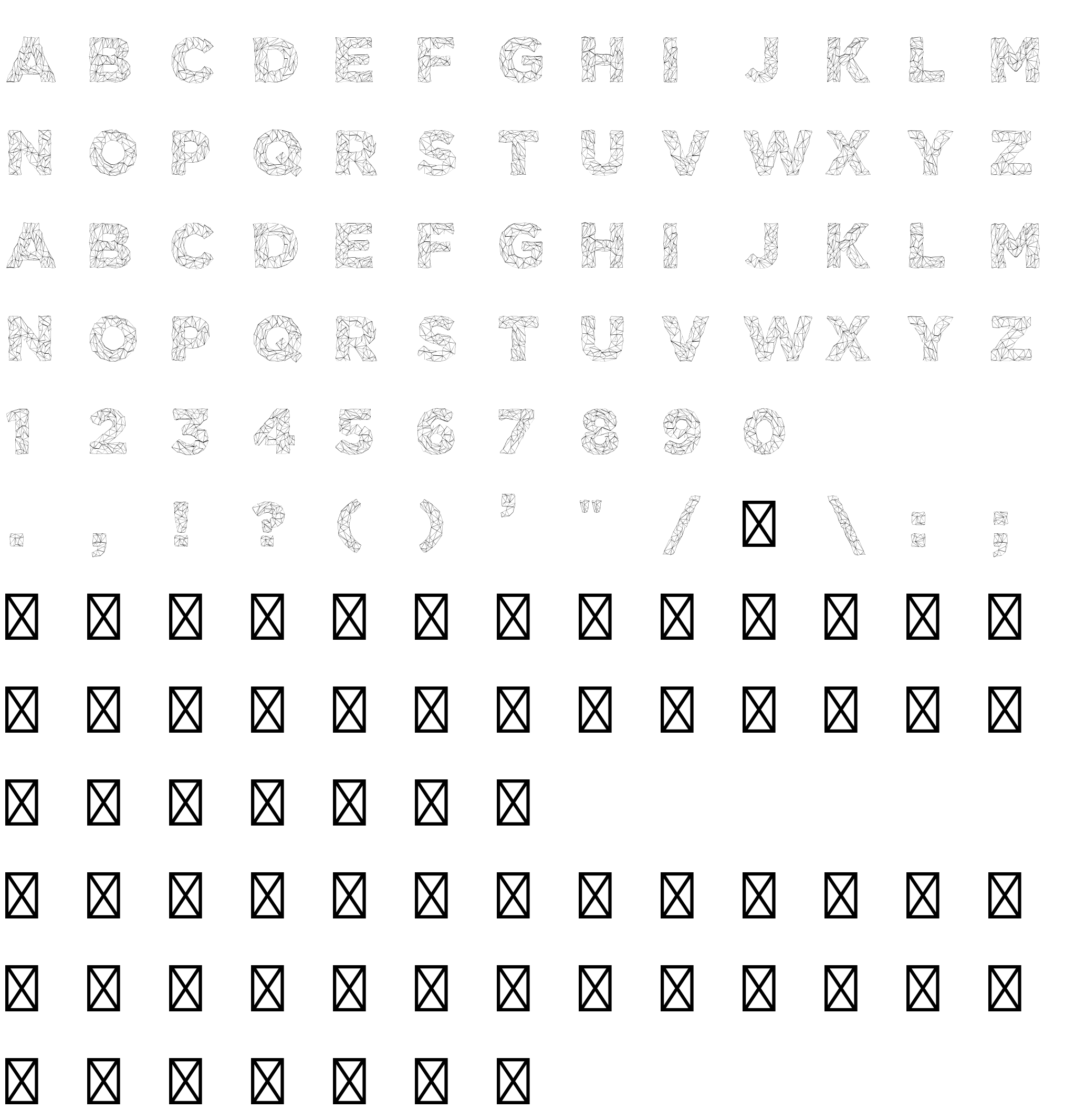 Шрифт POLYA Regular