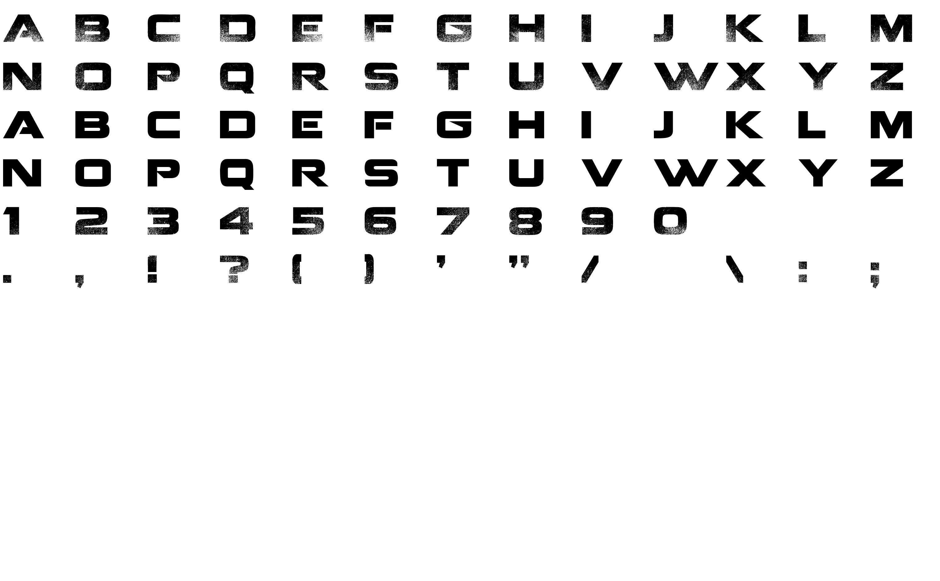 Шрифт Coalition