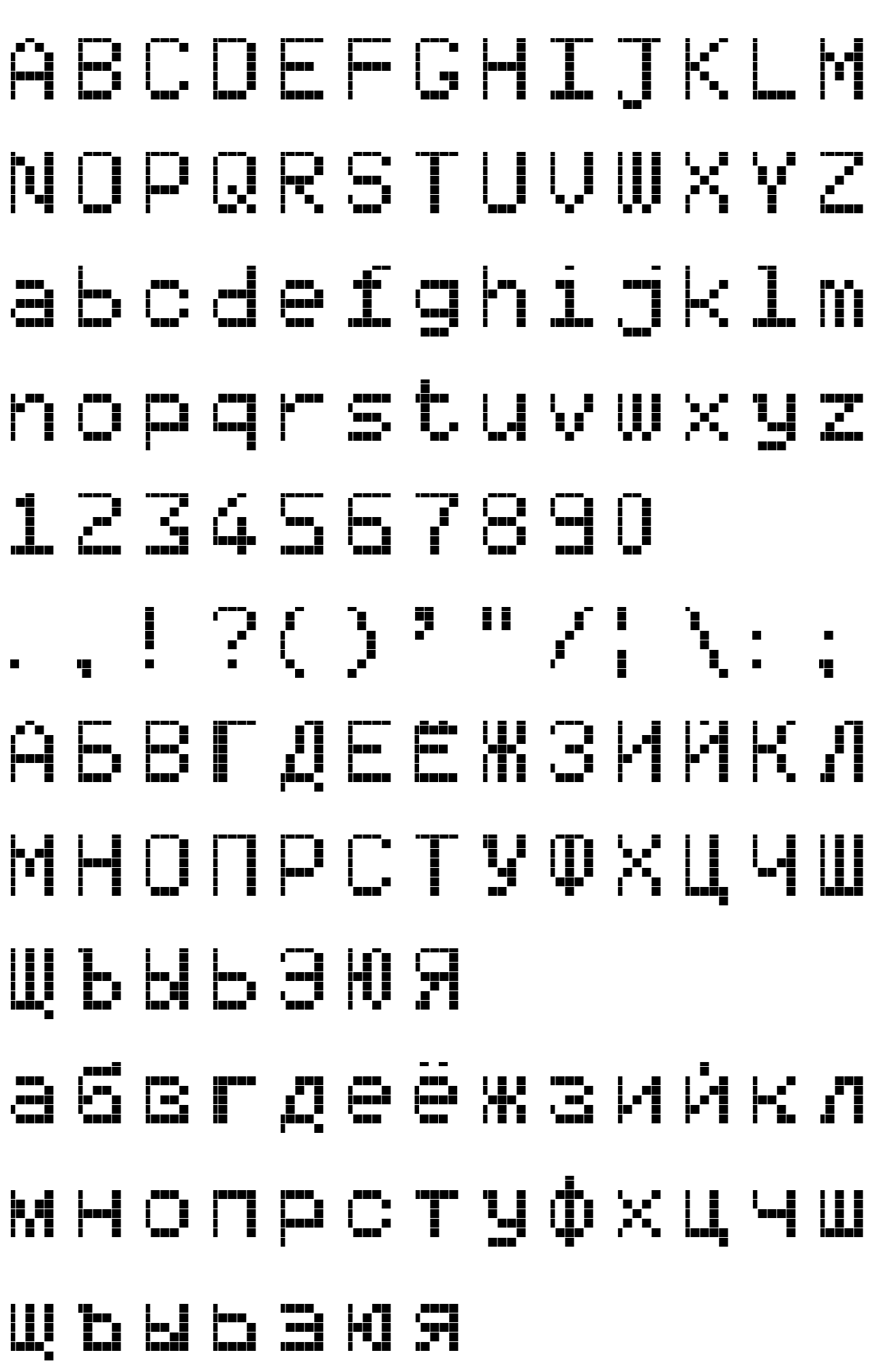 Шрифт PoligonCTT