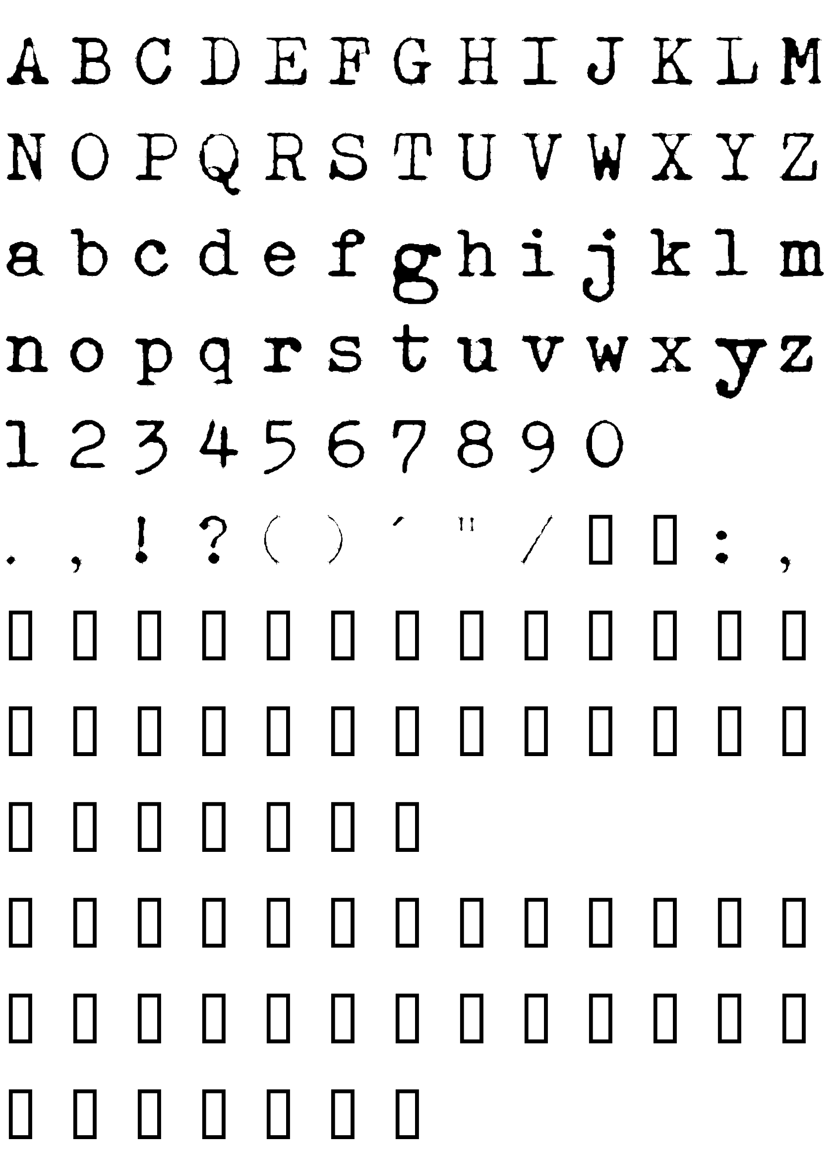 Шрифт Esat Hoxha NRML