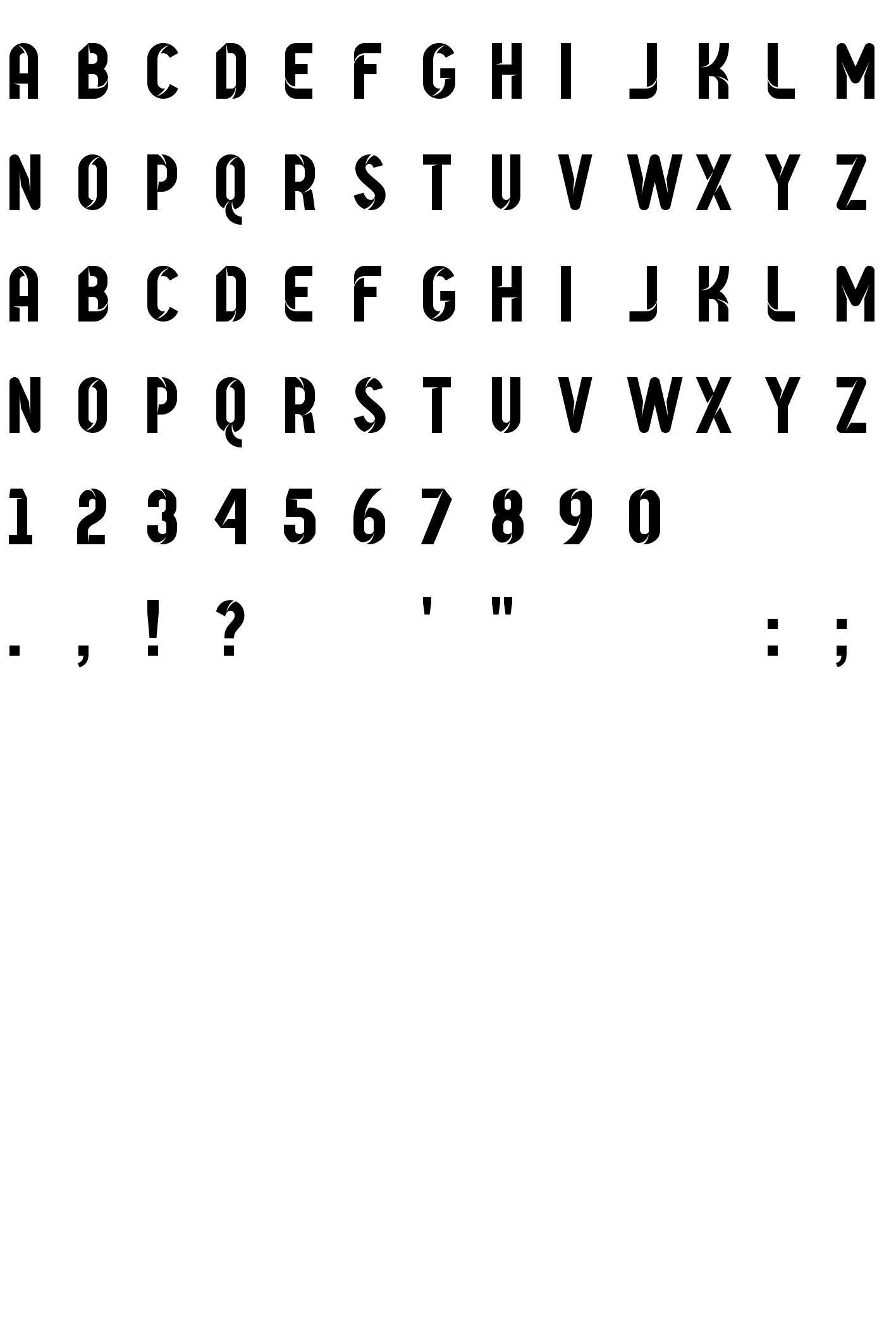 Шрифт FC Barcelona Font 2013 By HD