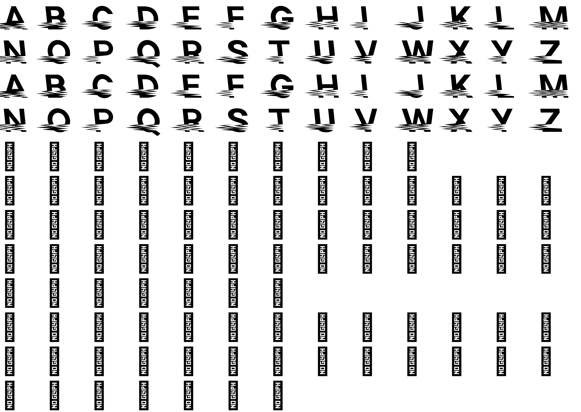 Шрифт Sango Uppercase Static