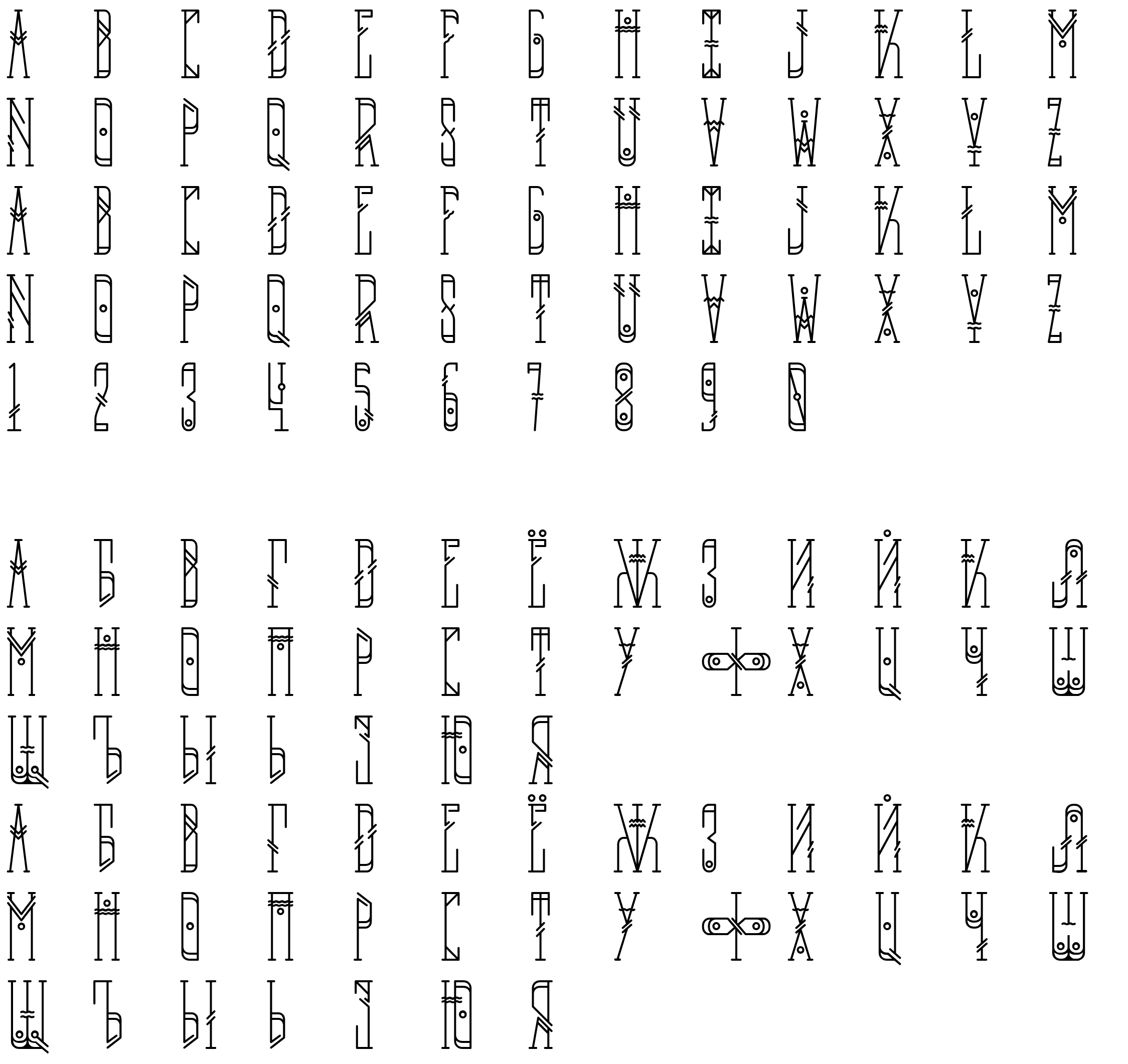 Шрифт AO TYPE cyr-lat