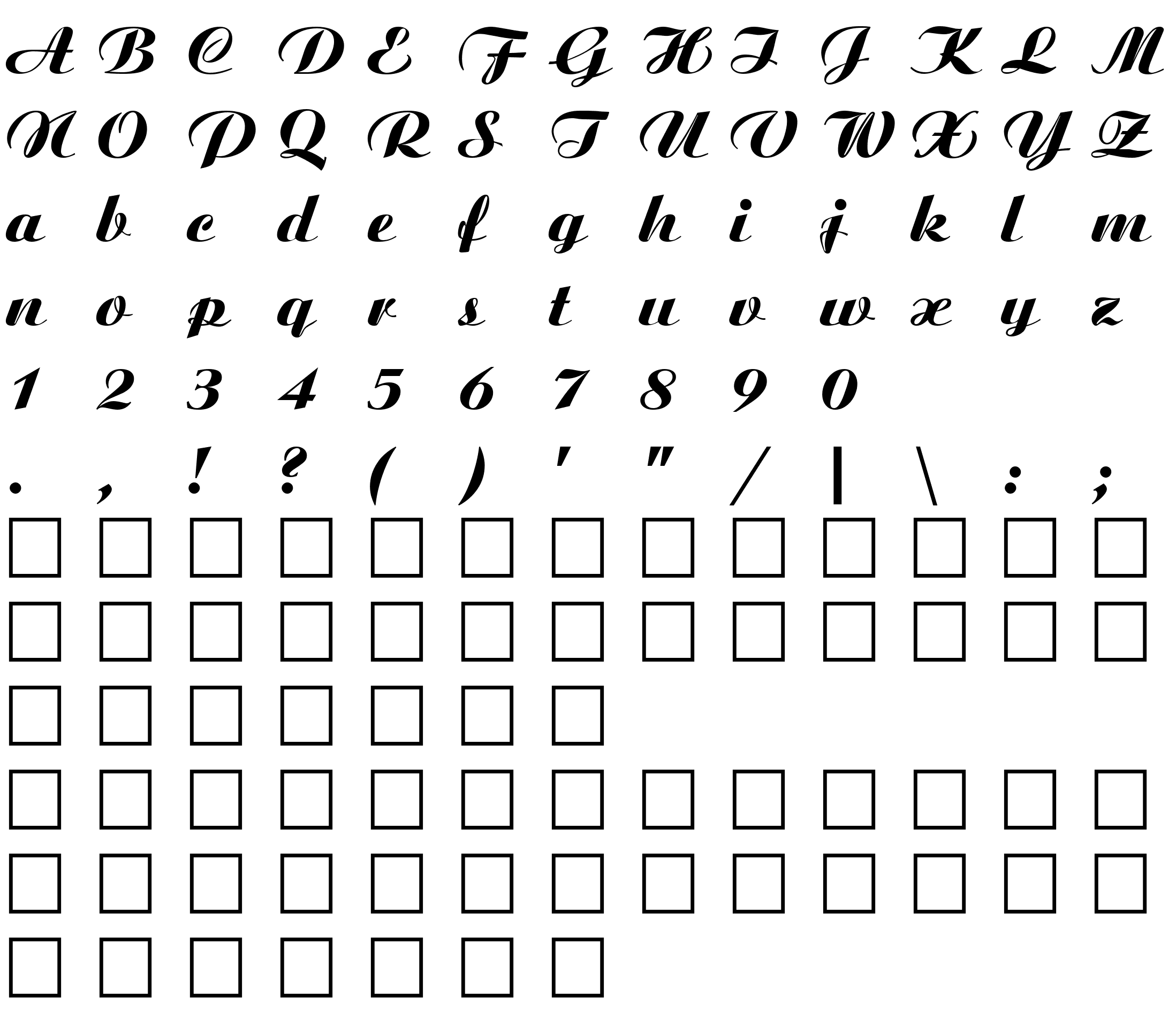 Шрифт BitScript