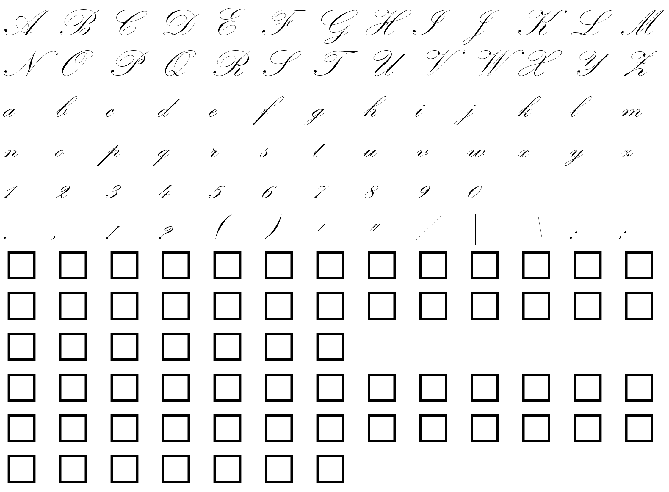 Шрифт Kunstler Script