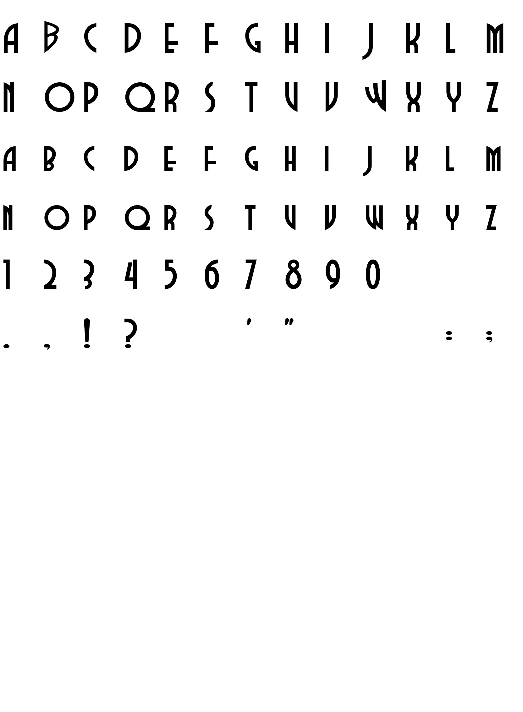 Шрифт DubbaDubbaA