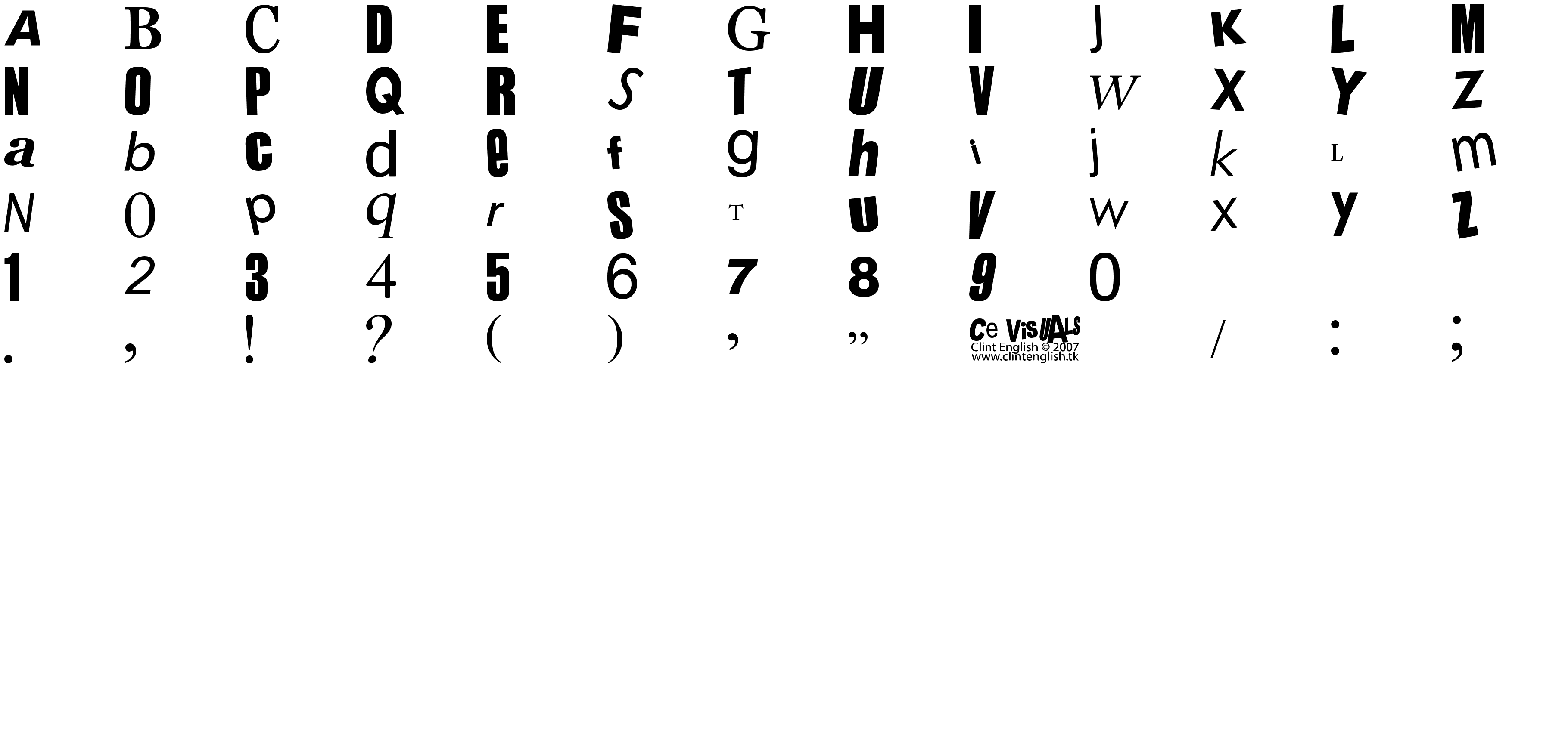 Шрифт Sex Pistols