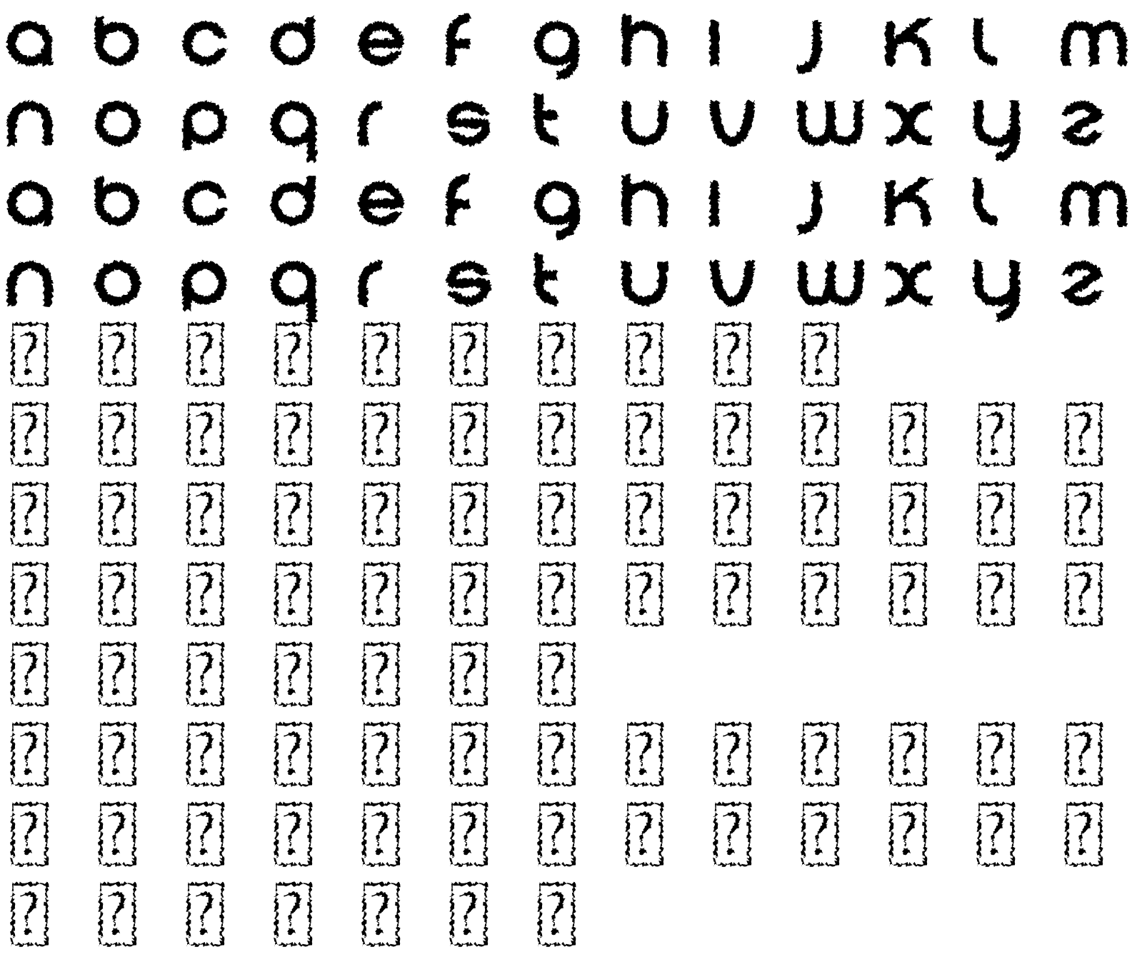 Шрифт Debiloide Italic Distorted