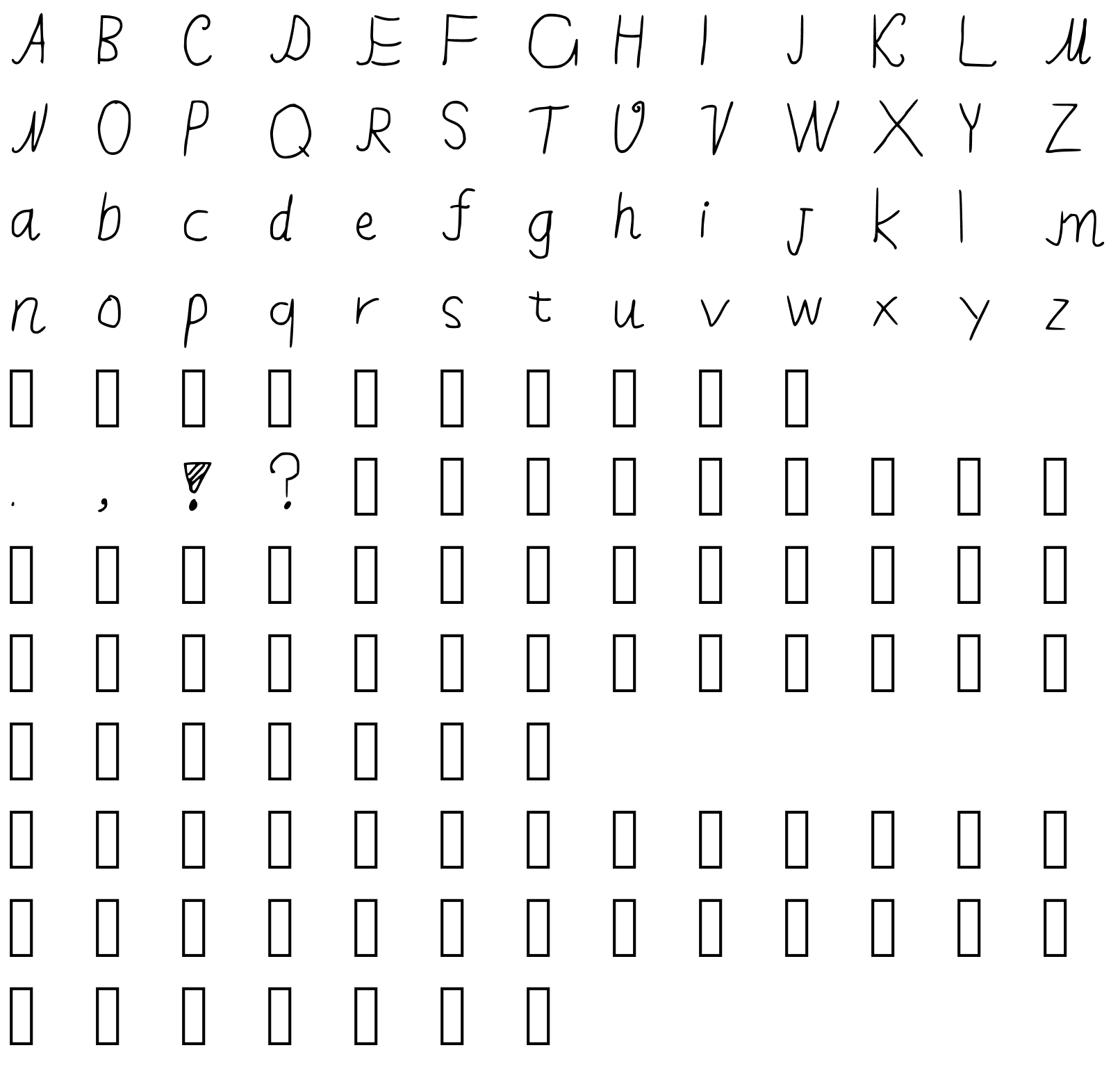 Шрифт Calligraphr Regular