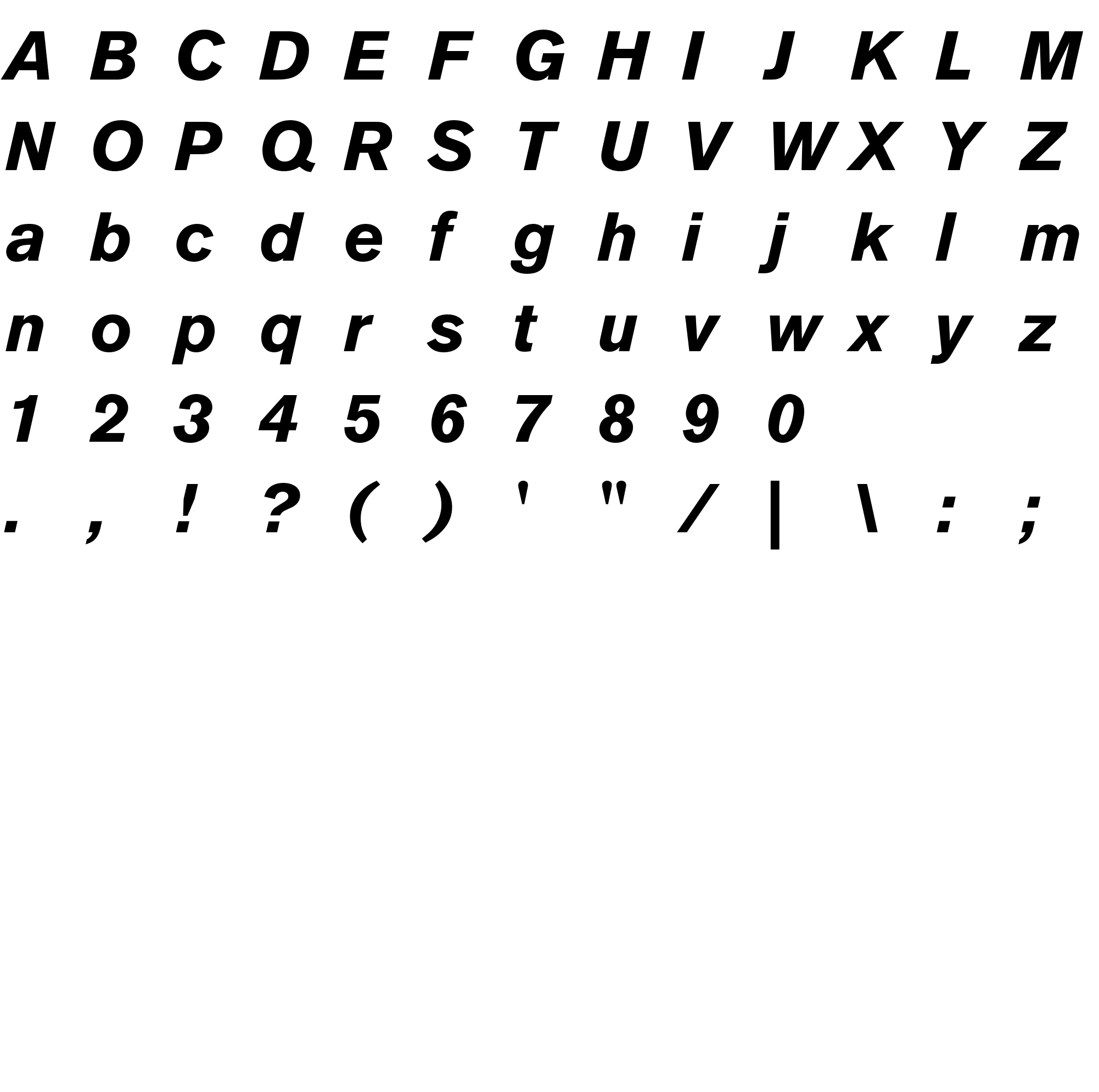 Шрифт AkzidenzGroteskBE-BoldIt