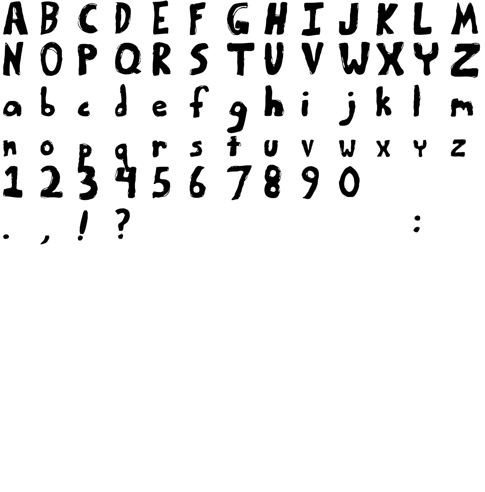 Шрифт Bumpy Road Regular