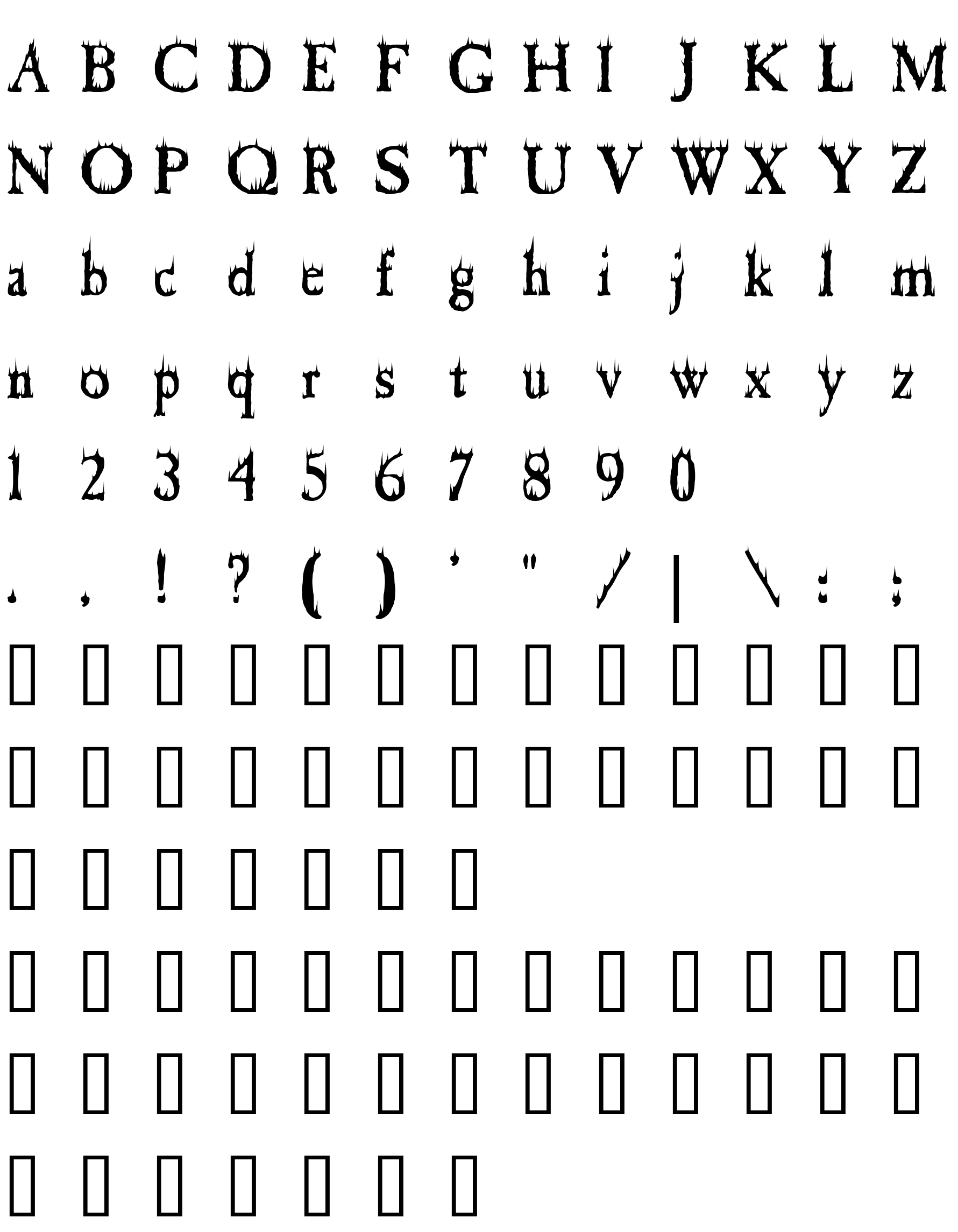 Шрифт Cheap Fire