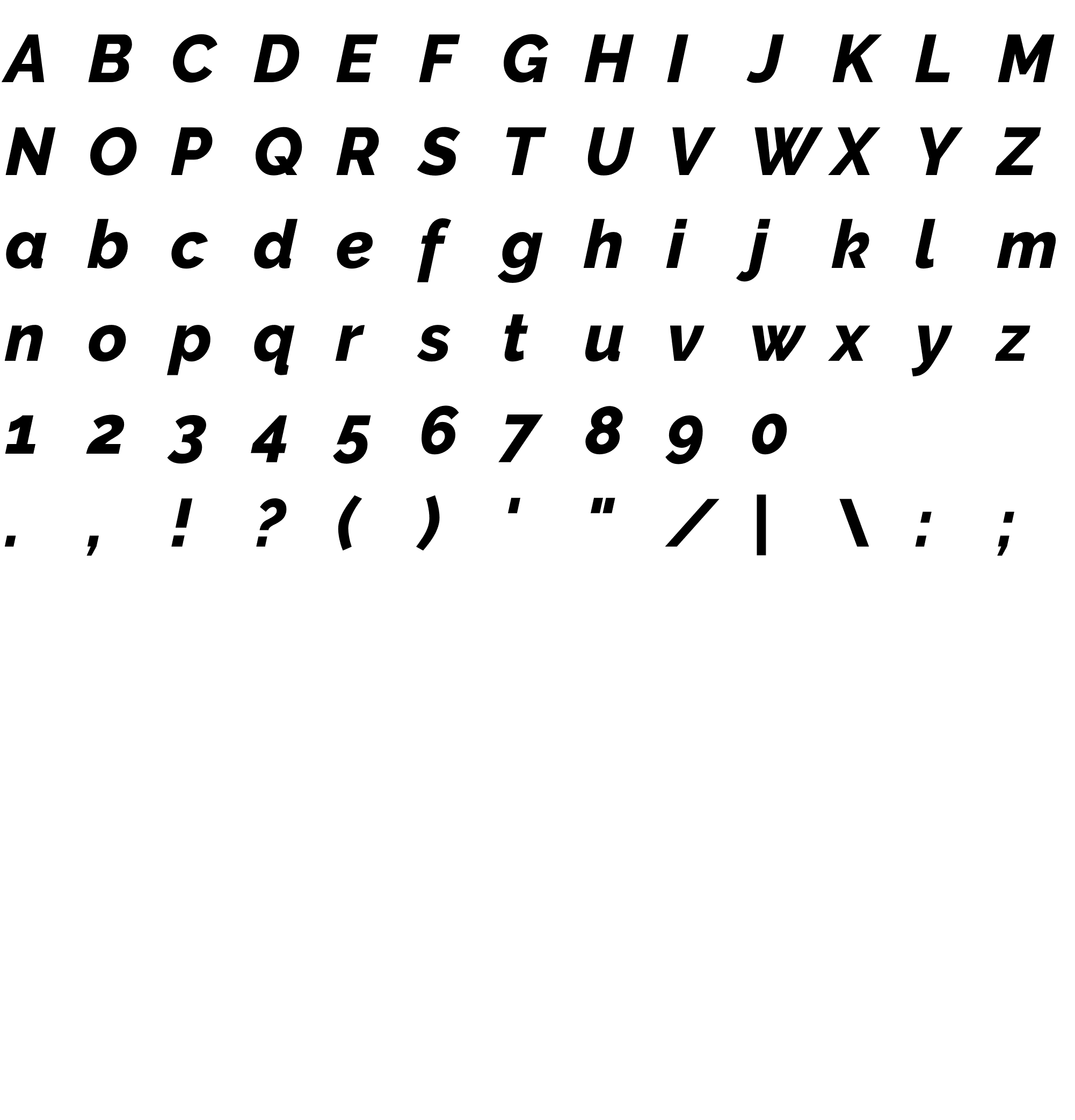 Шрифт Raleway ExtraBold Italic