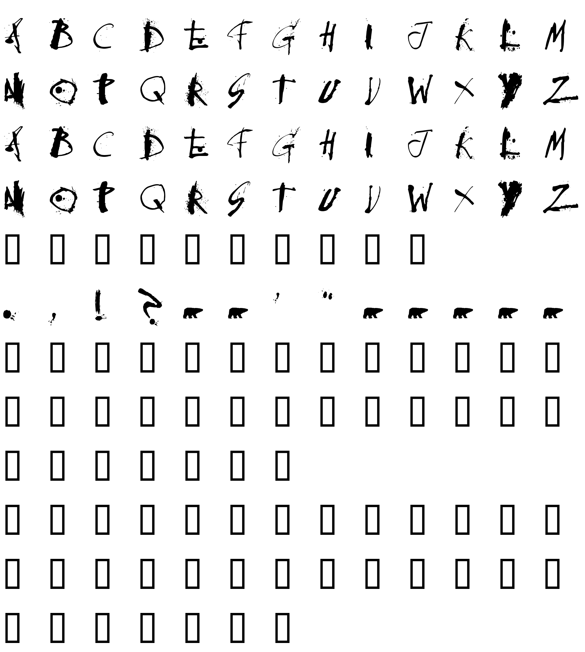 Шрифт CollateralDamage