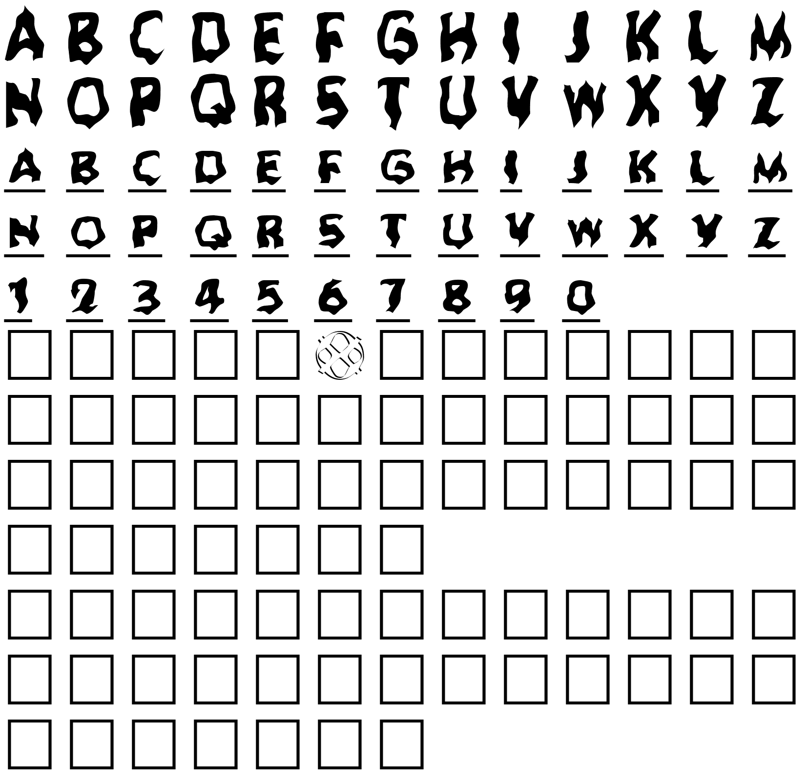 Шрифт Ghoul Headline