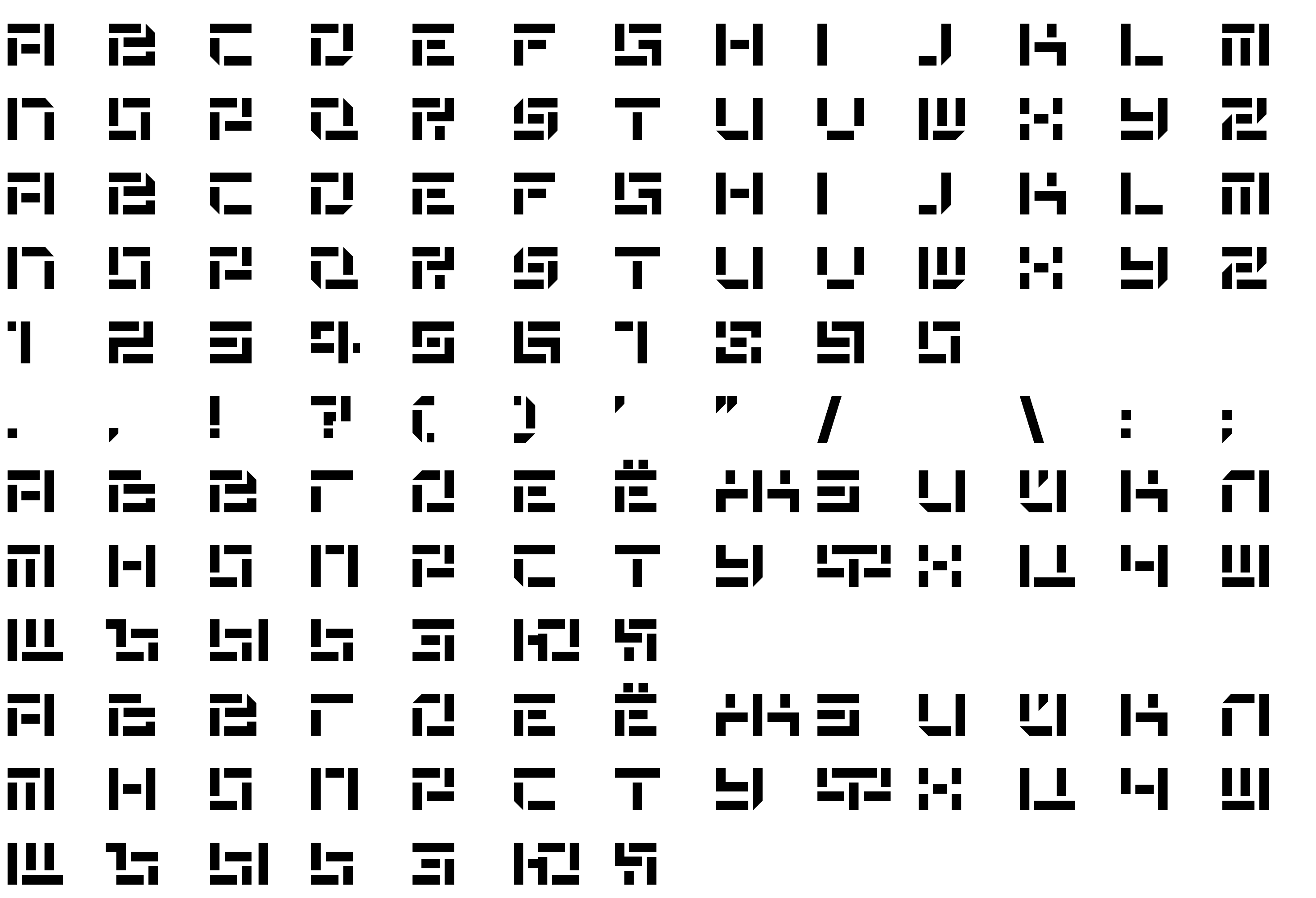 Шрифт De Stencil NF Cyrillic