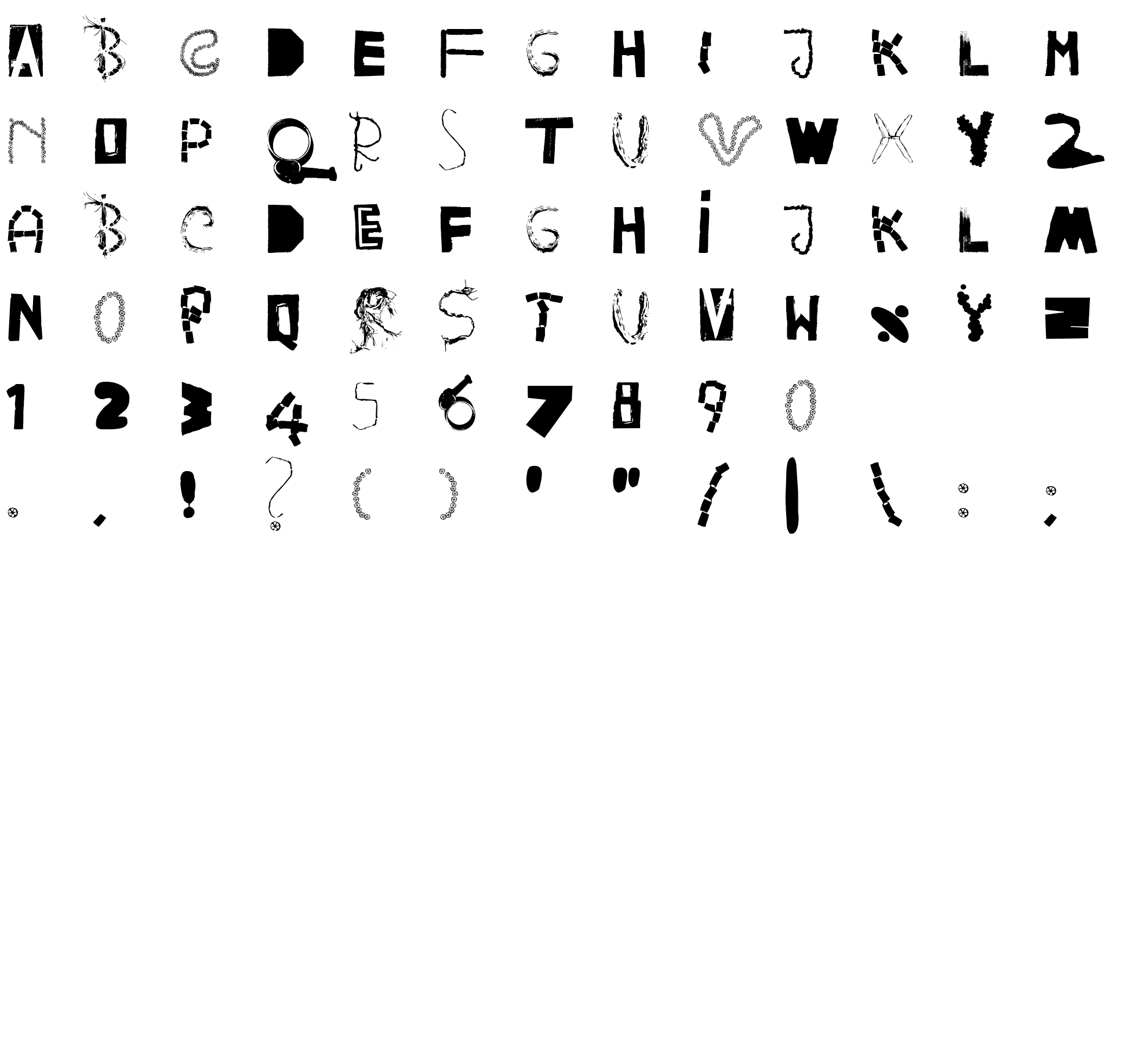 Шрифт HappyFrushZero