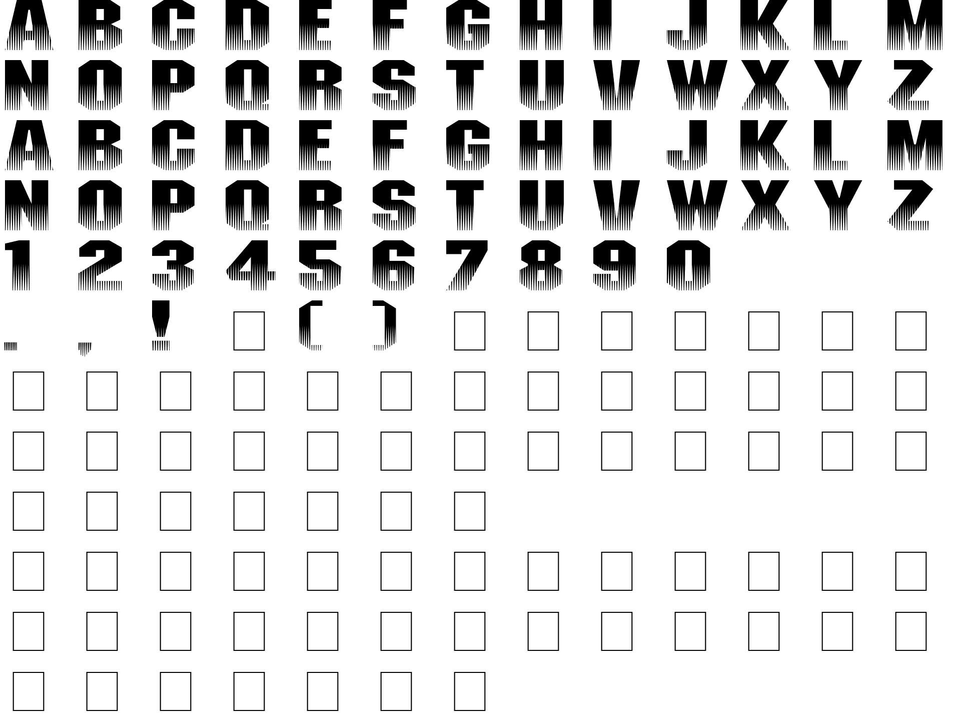 Шрифт InvisibleKiller