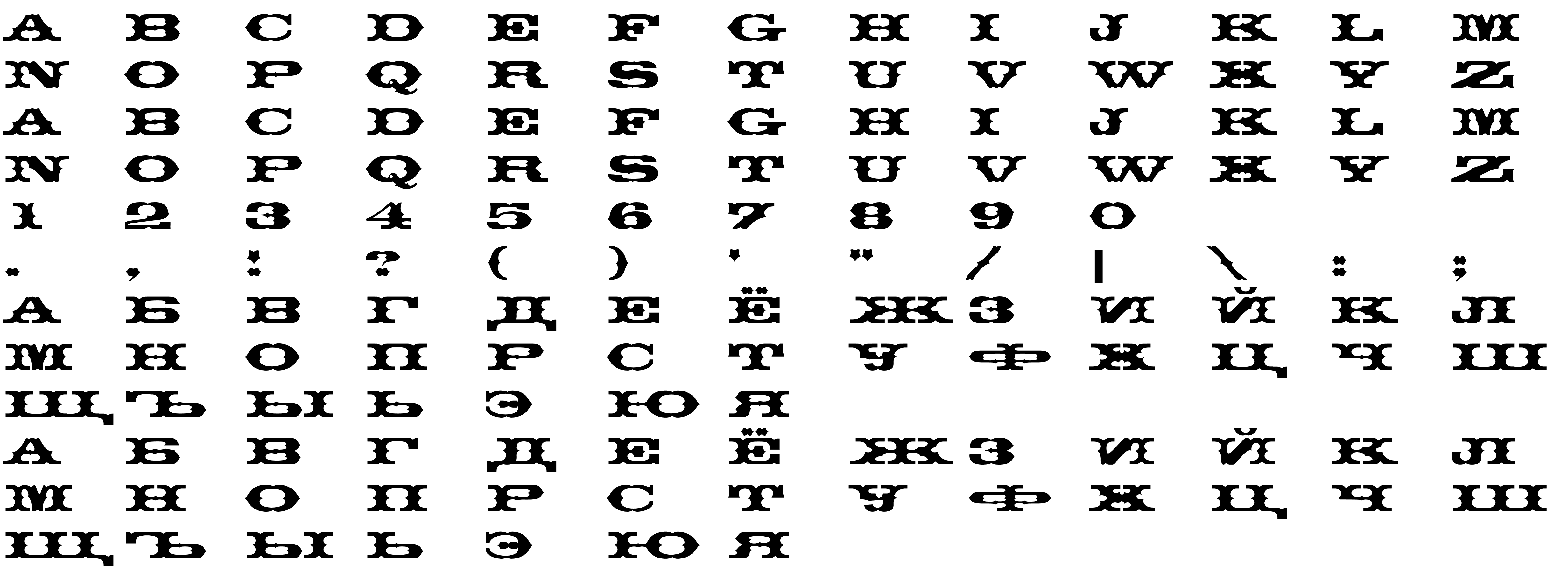 Шрифт Thunderbird Becker Cyrillic