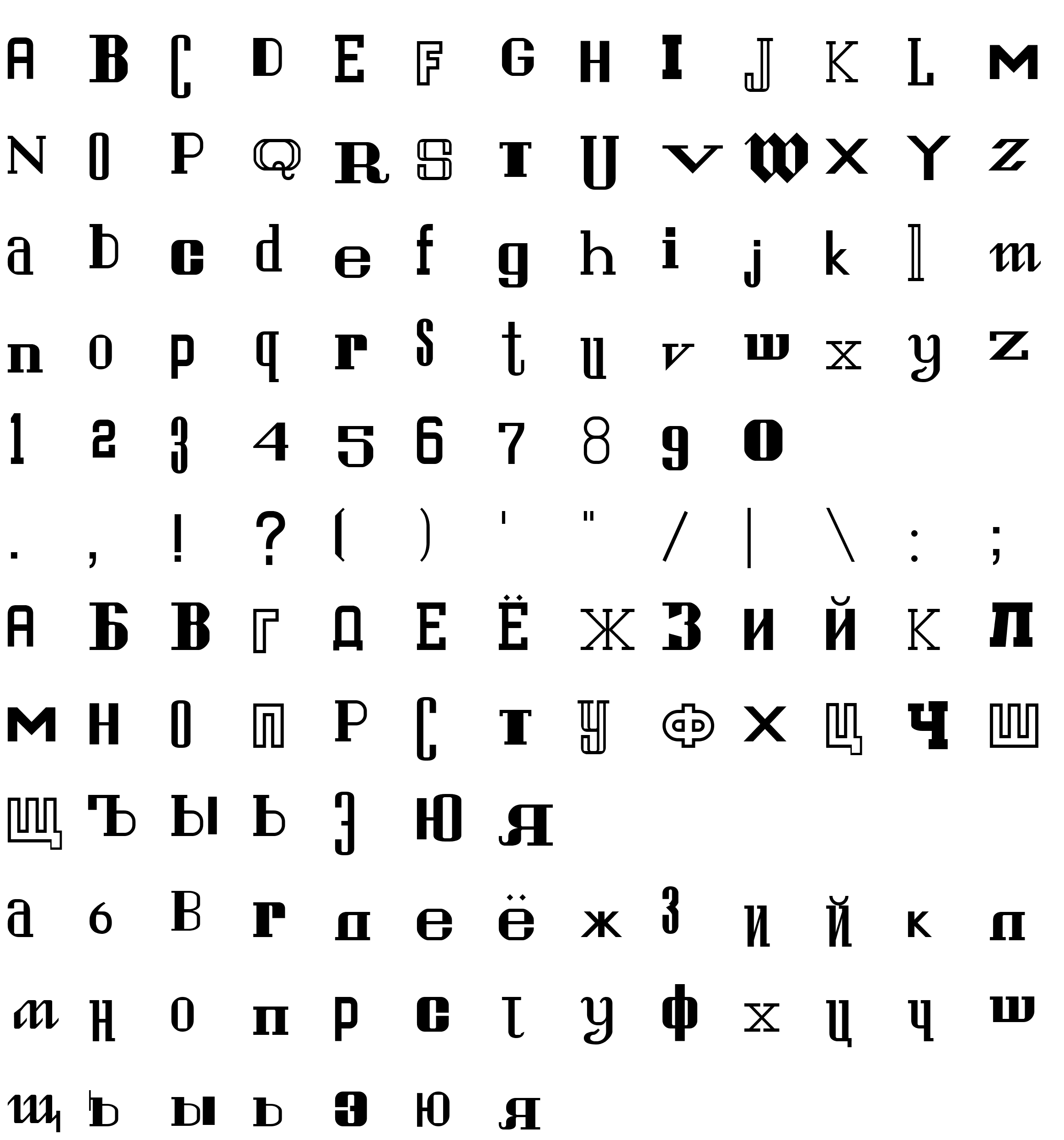 Шрифт Sanfrisco RUS World Medium