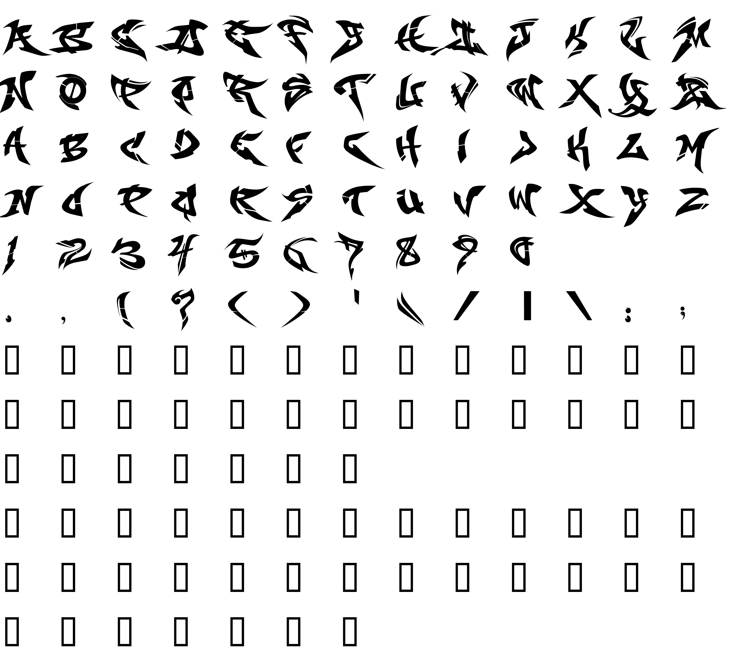 Шрифт RaseOne Original