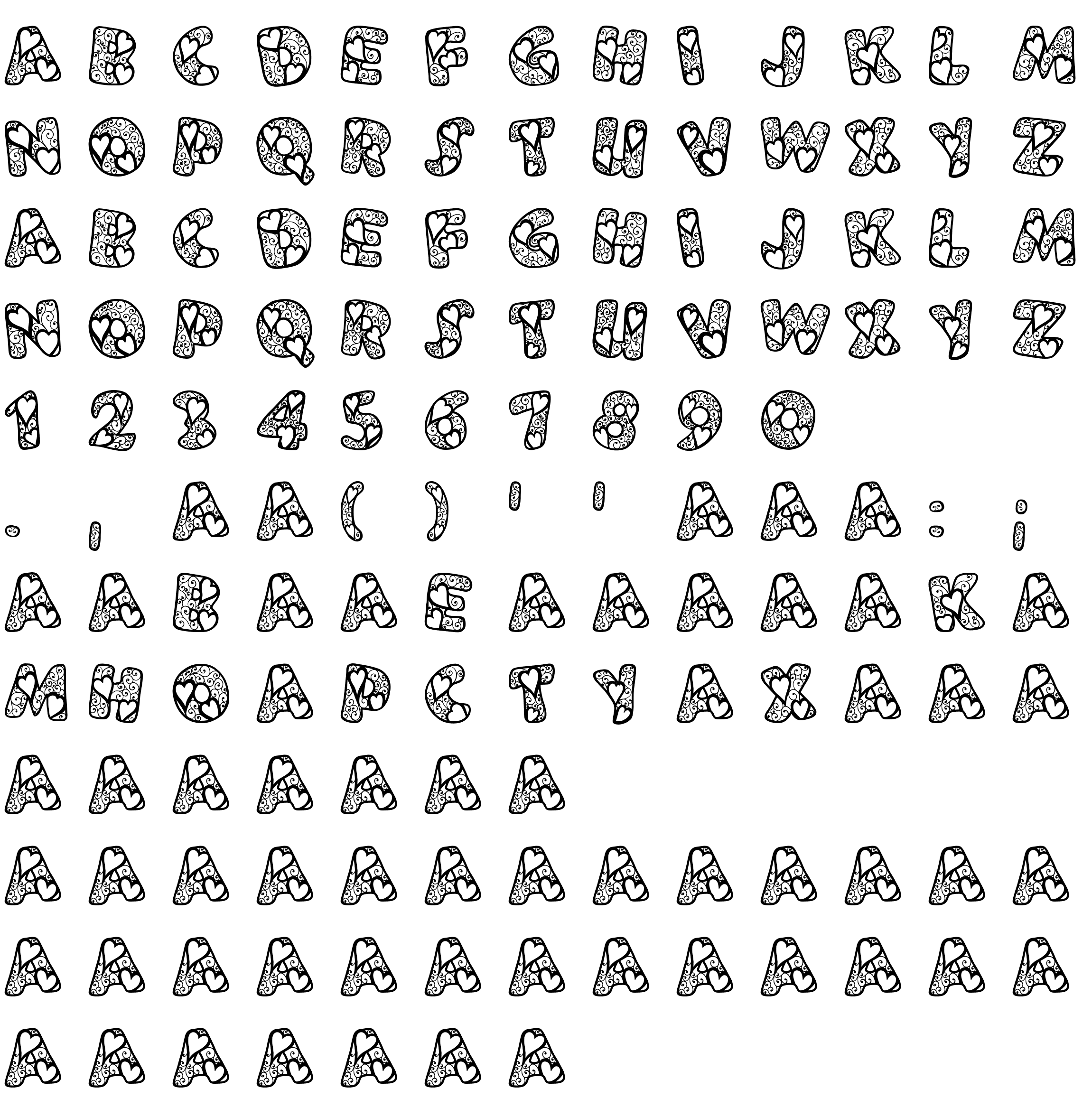 Шрифт Lamor Demo 22