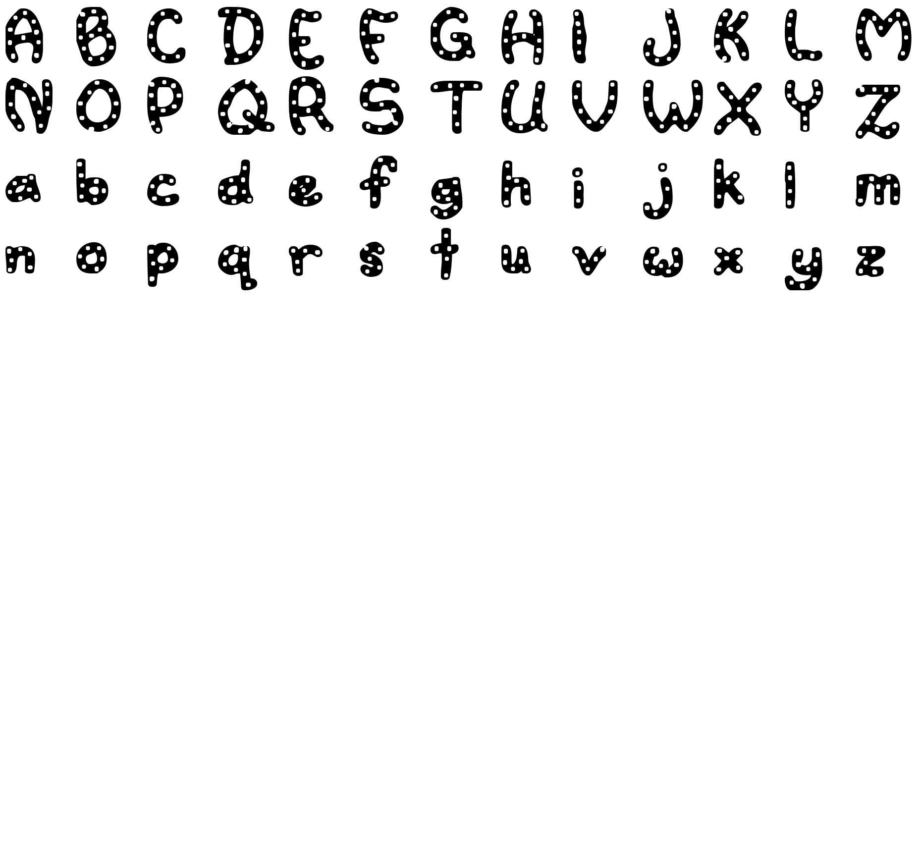 Шрифт Water Toy