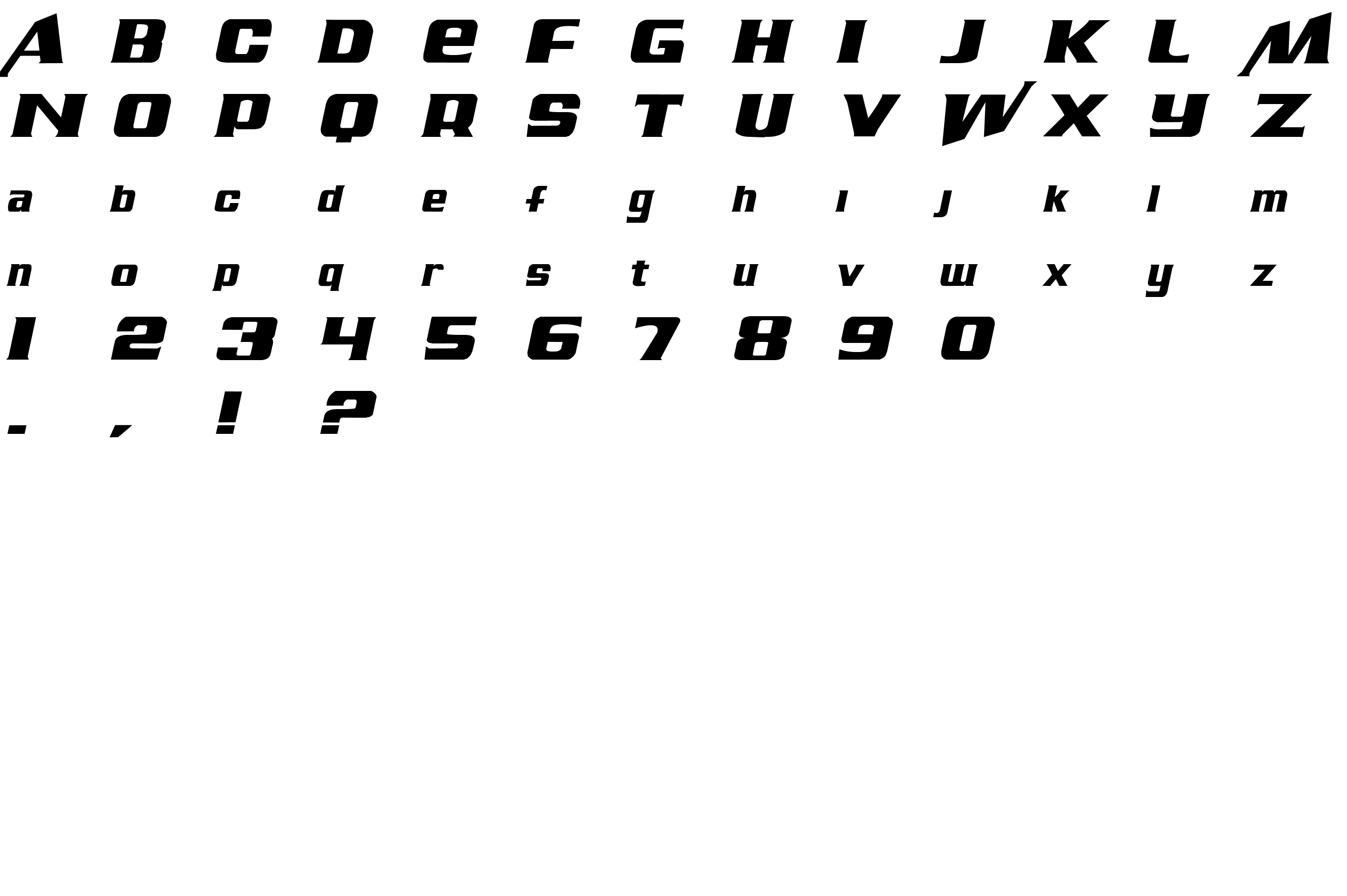 Шрифт Air Millhouse Italic