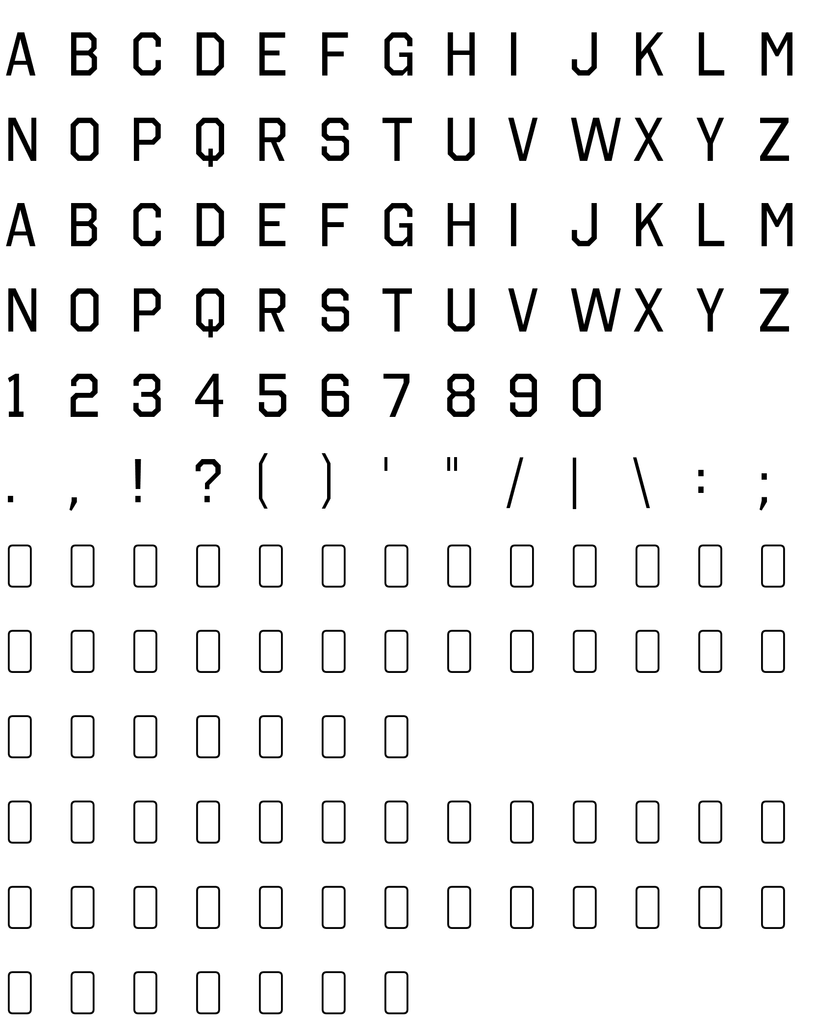 Шрифт Octin College Free