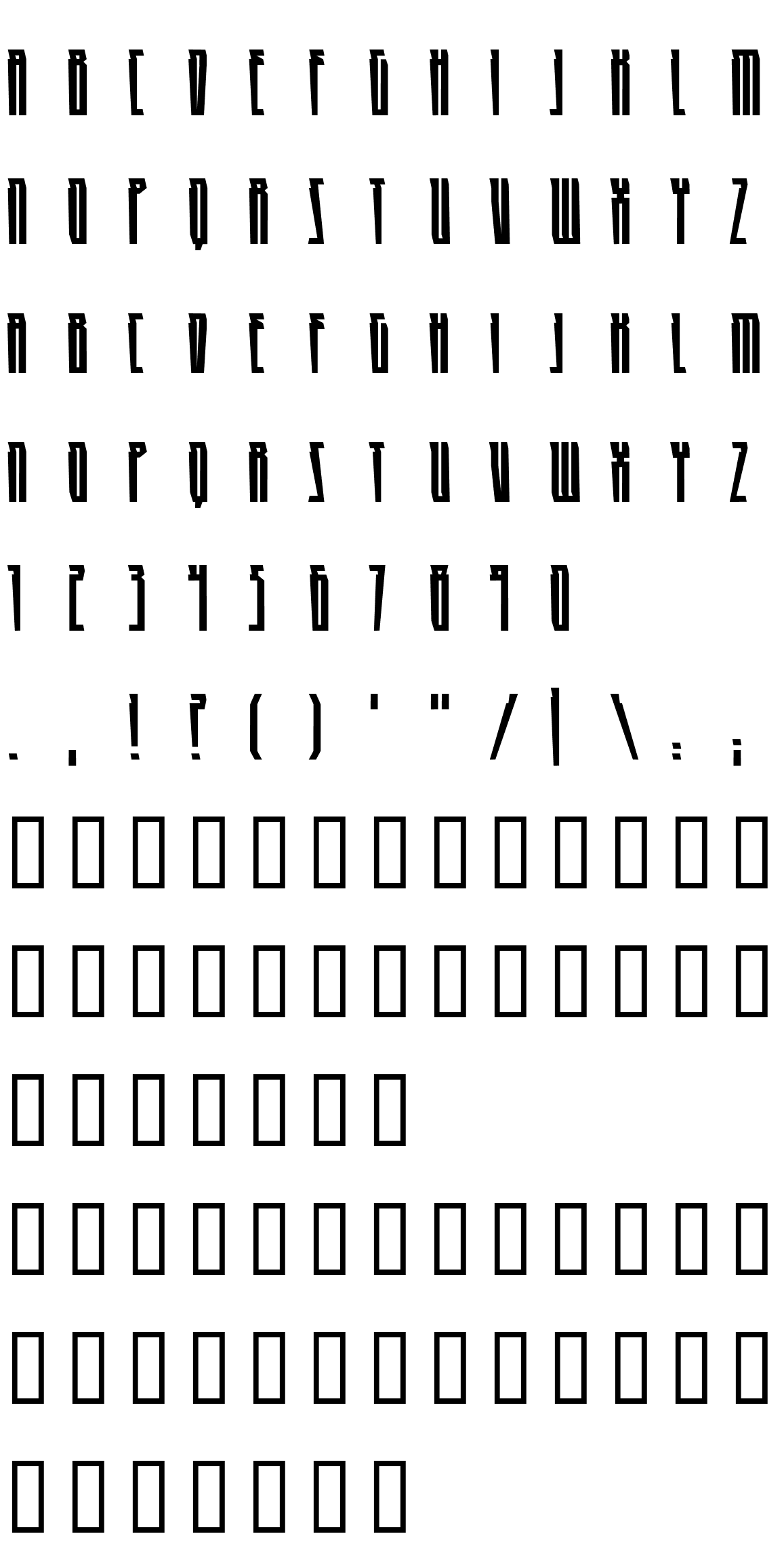 Шрифт HighRise BB