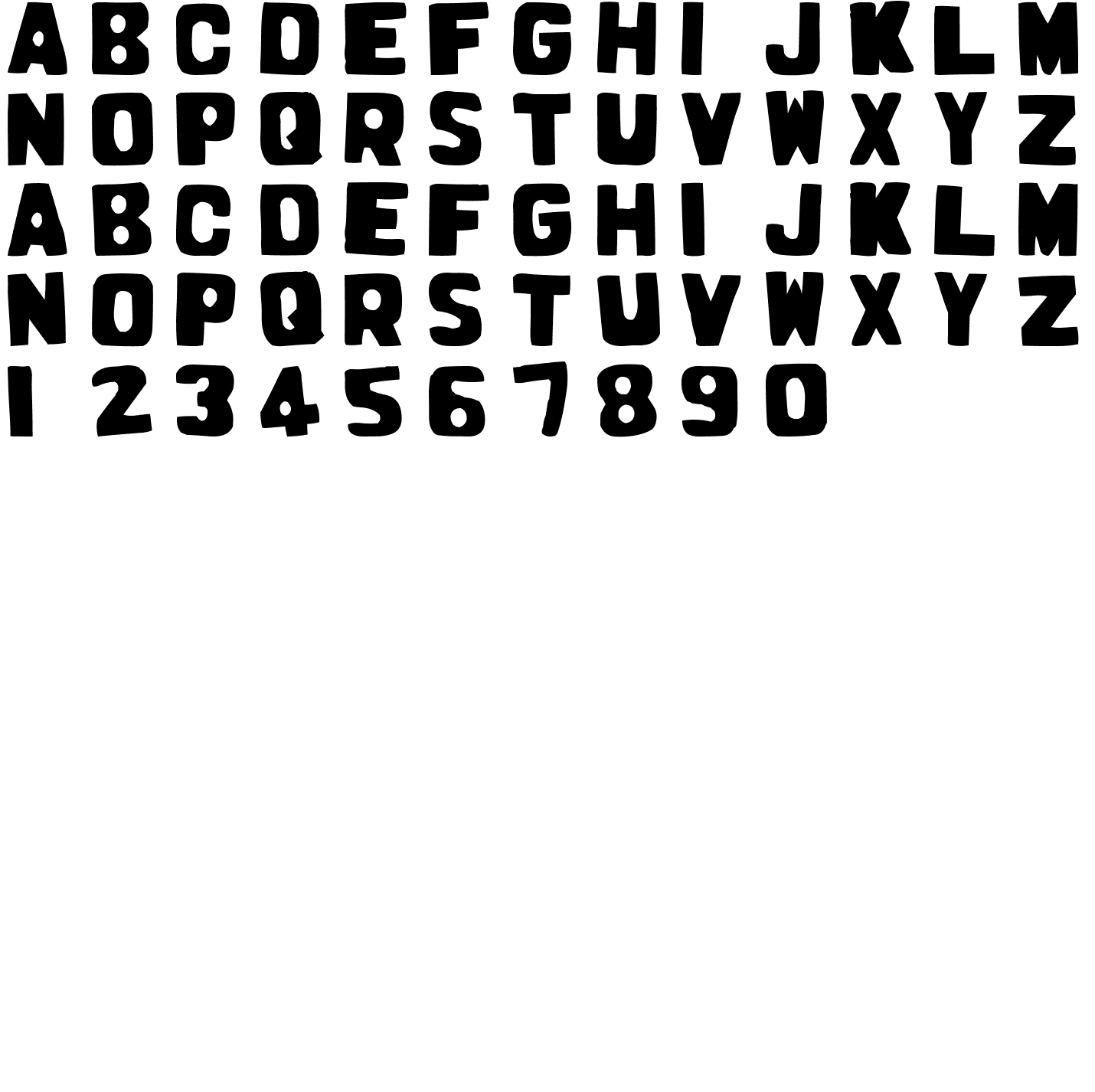 Шрифт Prodotto In Cina