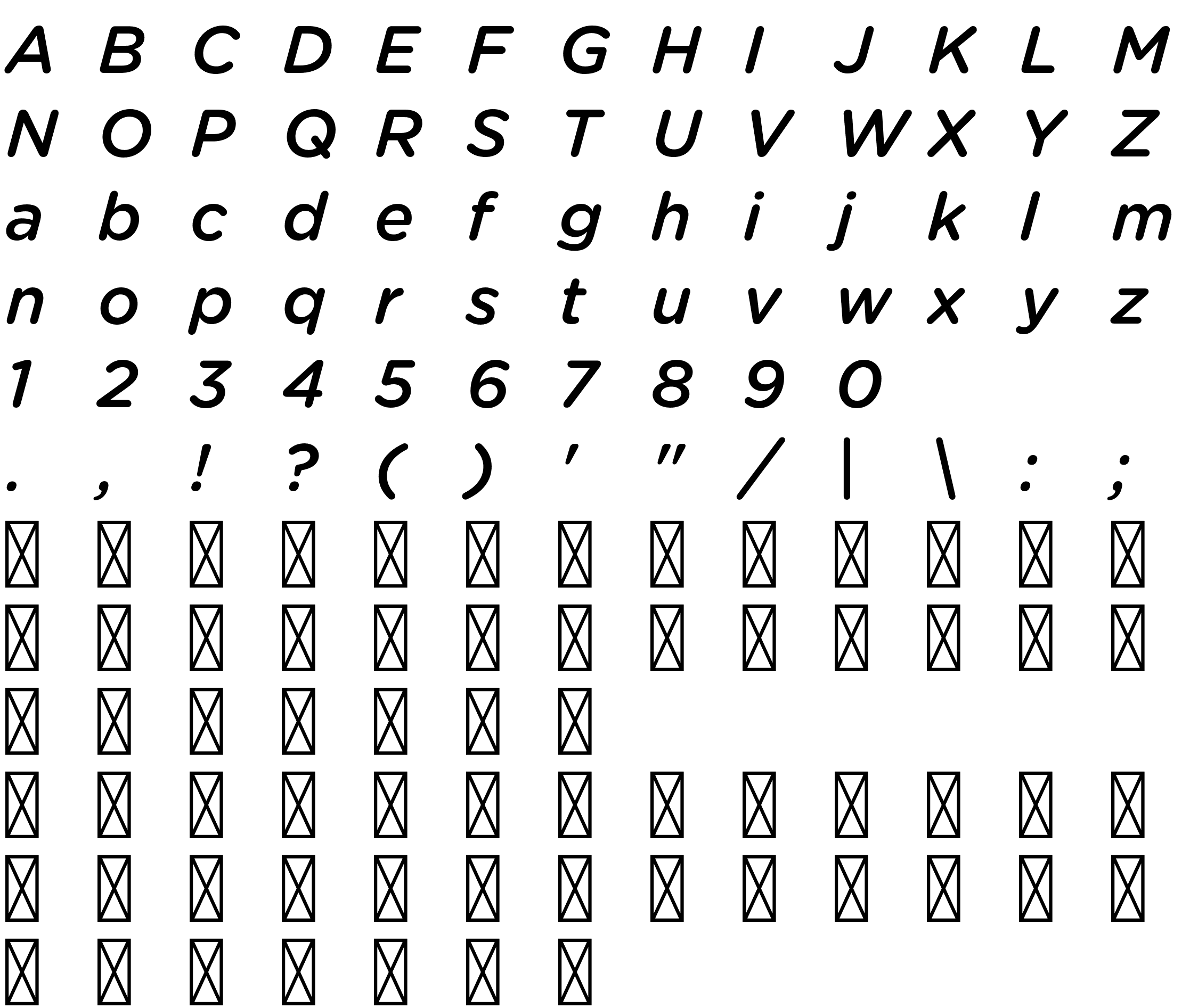 Шрифт GothamRnd-MediumItalic
