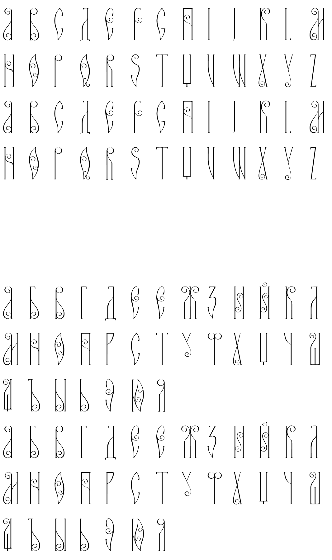 Шрифт ArtPost TYGRA