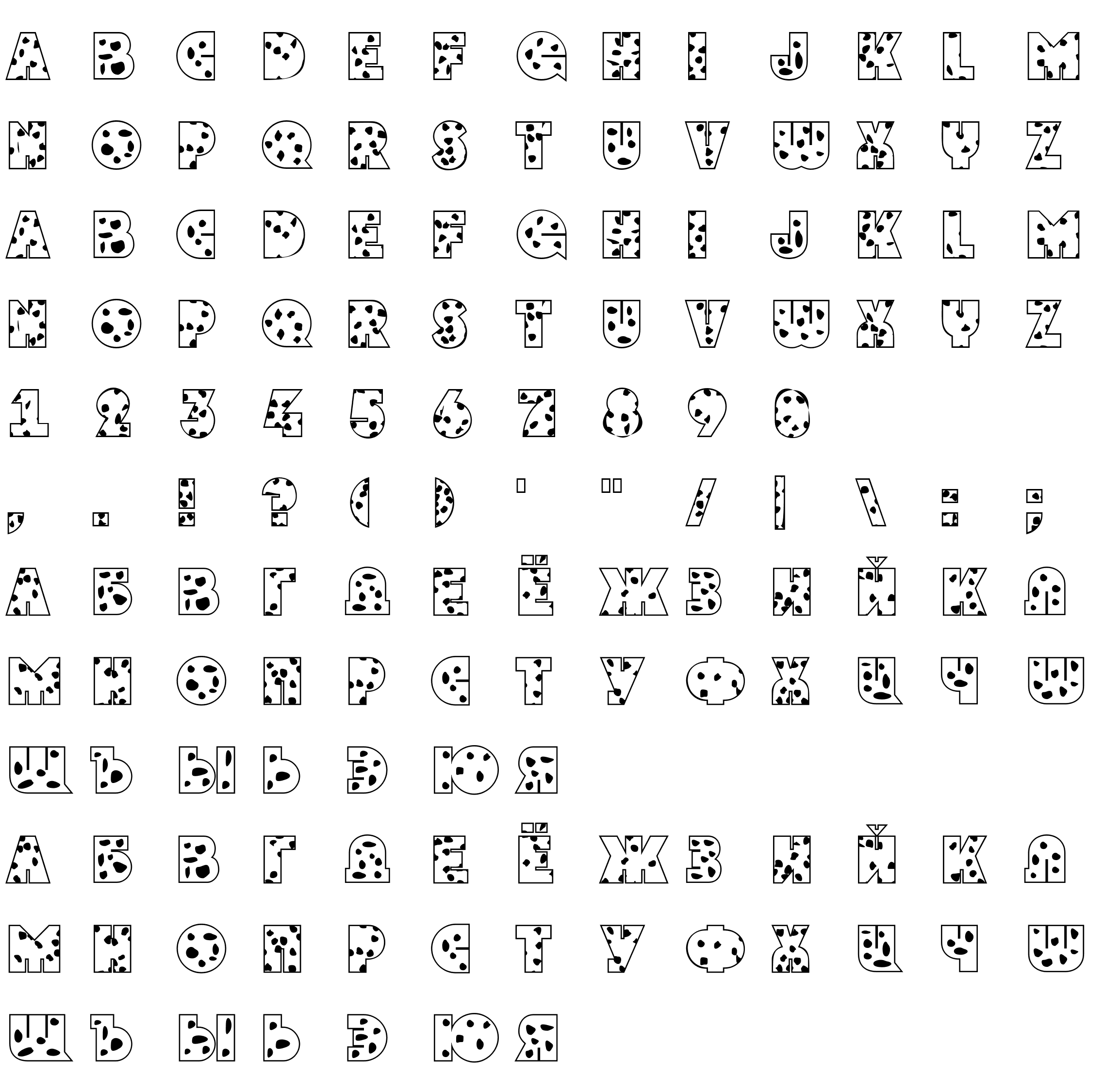 Шрифт Groto Spt Normal