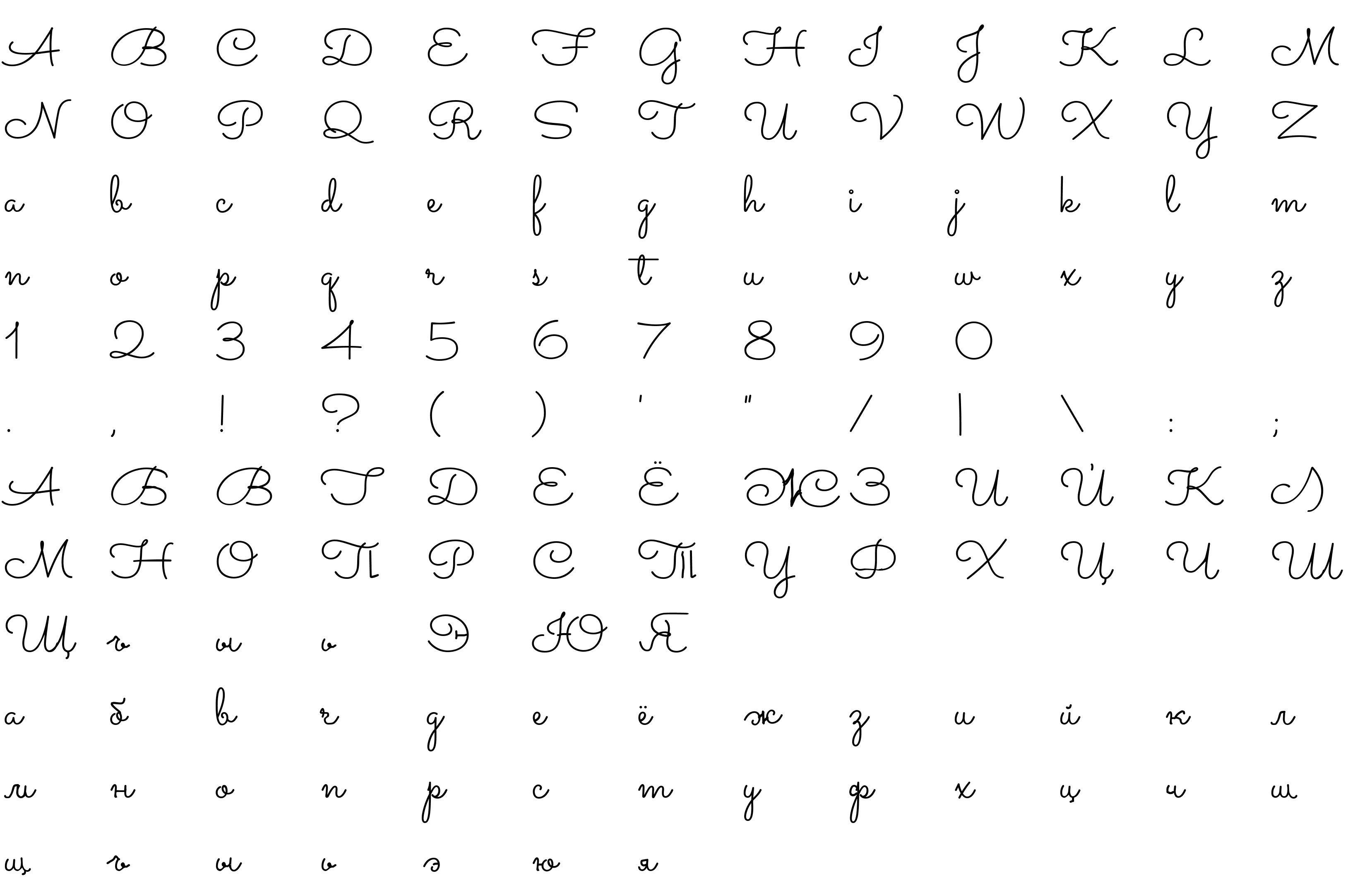 Шрифт Sacramento