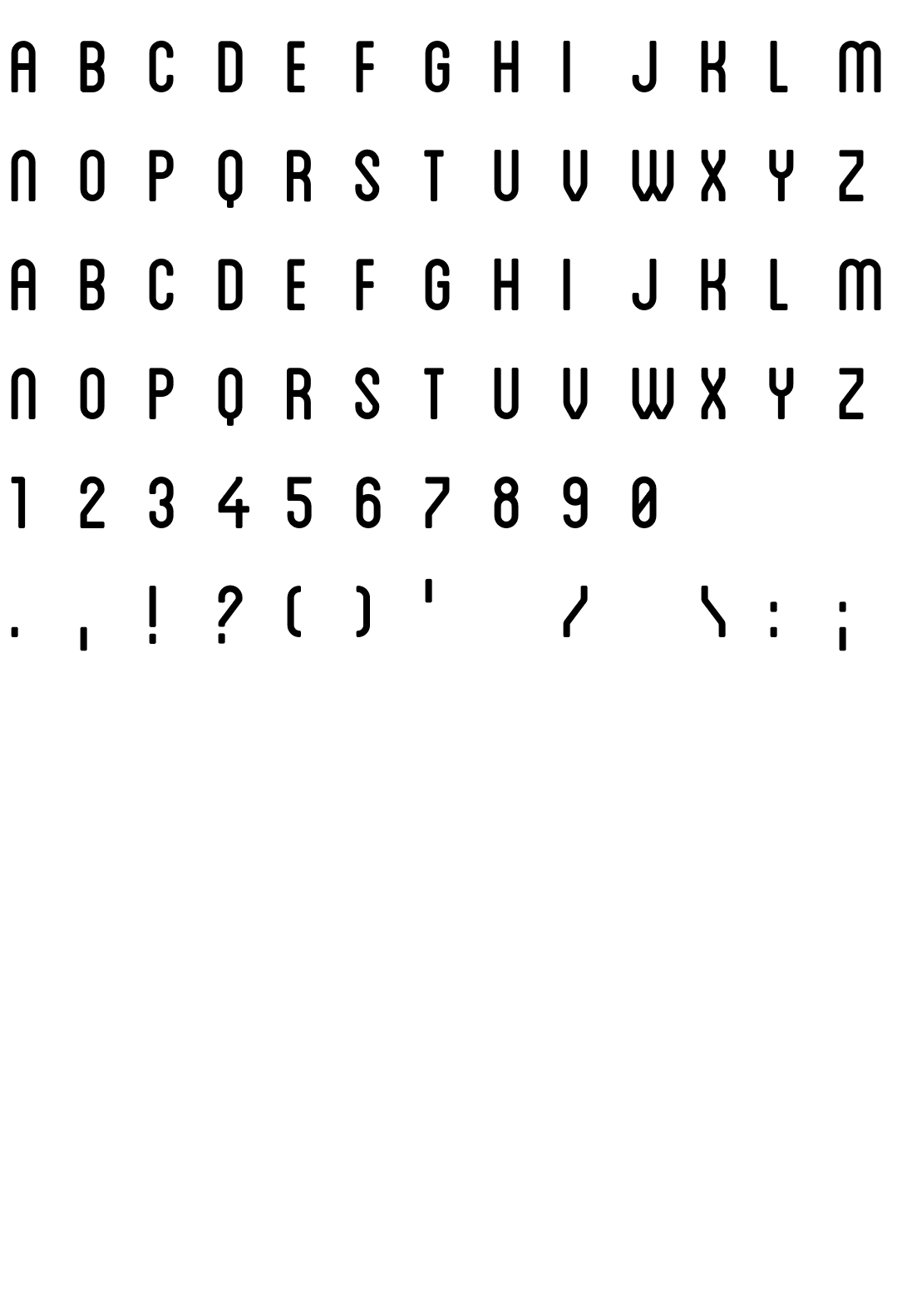 Шрифт Blanch-Caps