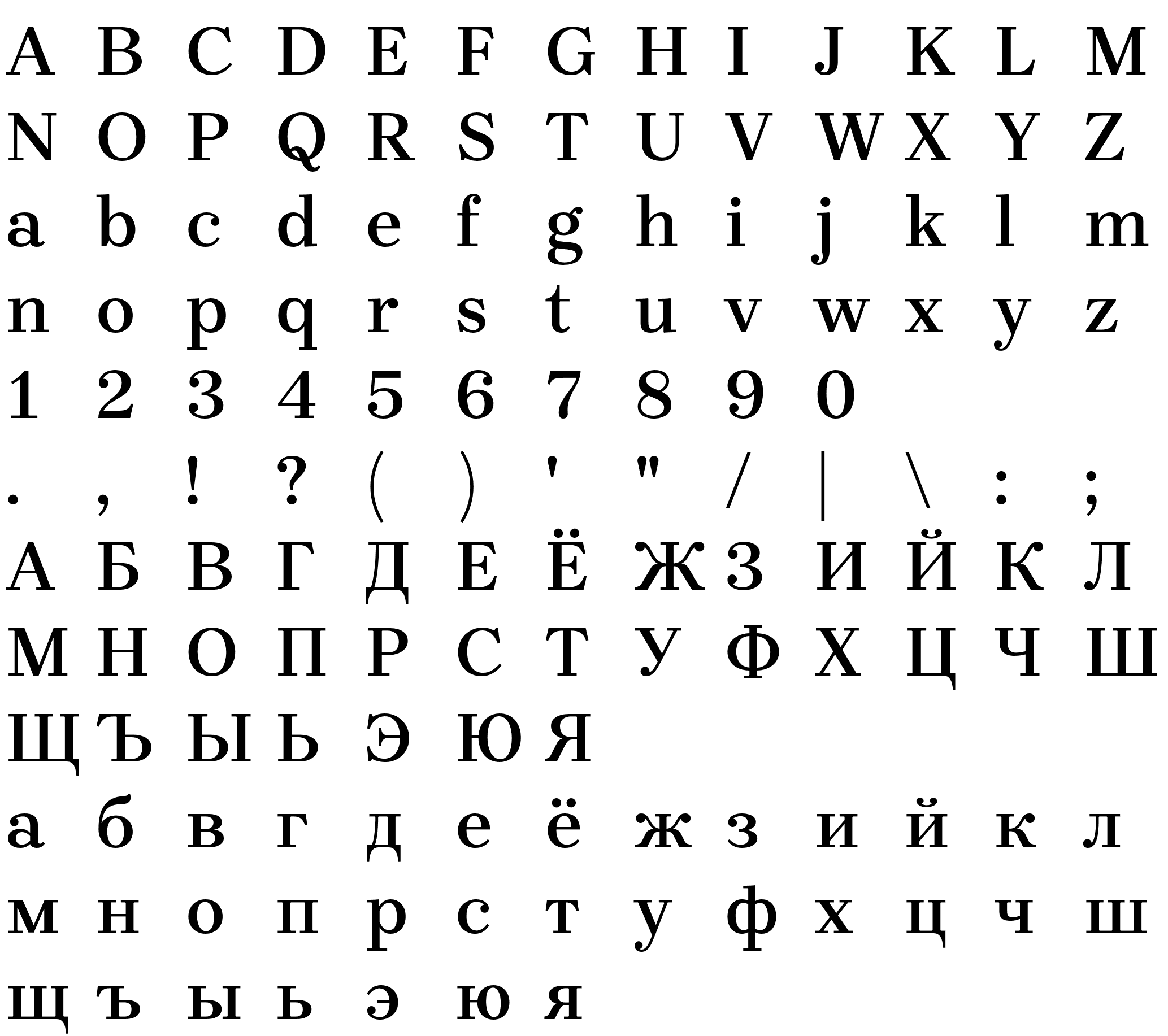 Шрифт Brygada 1918 SemiBold