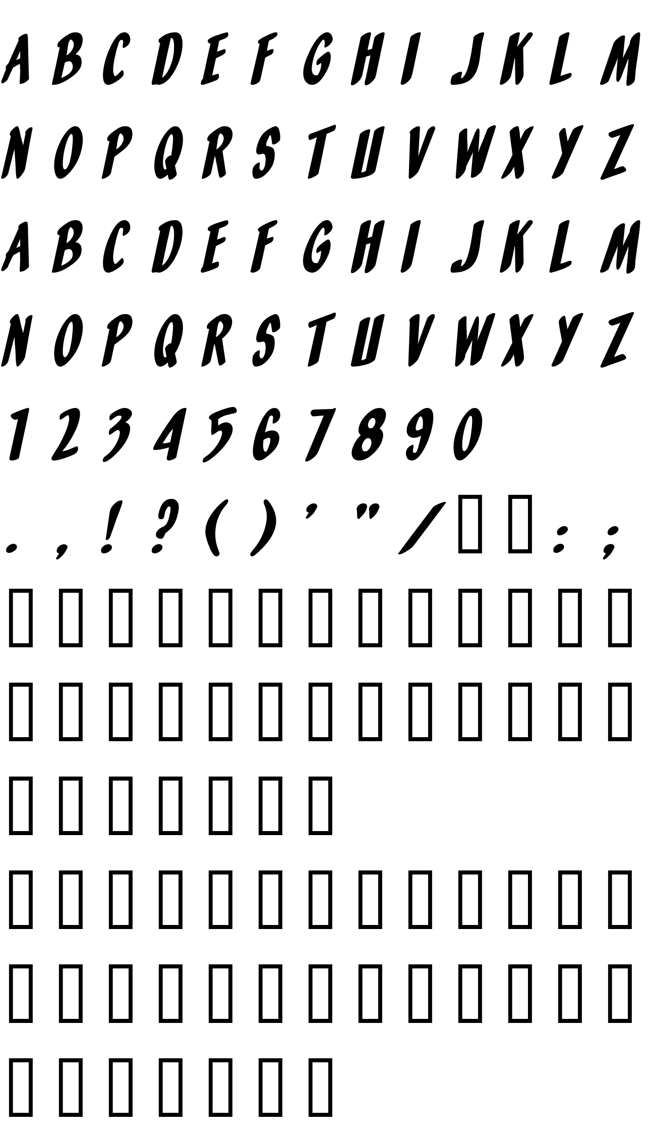 Шрифт Orange Fizz Italic