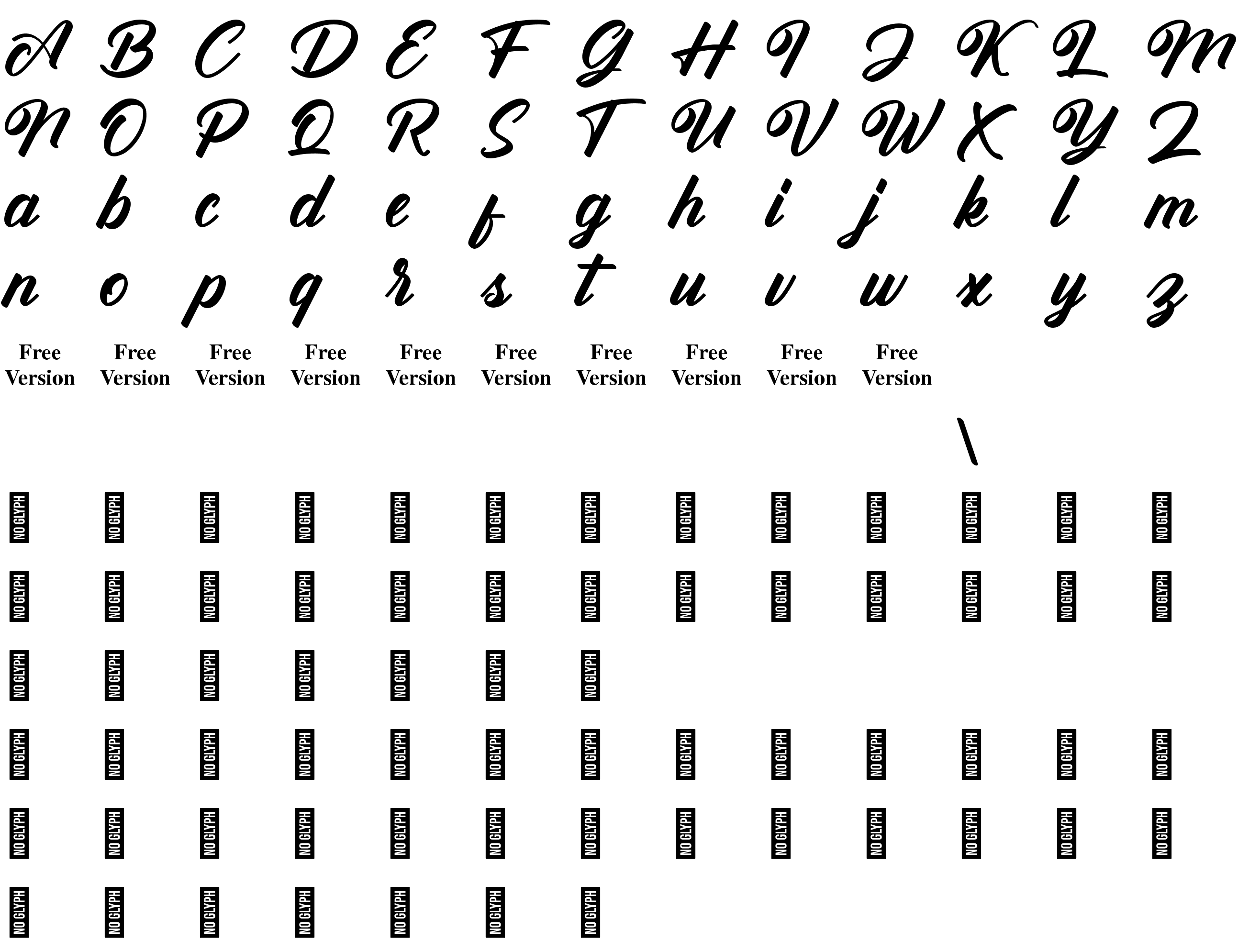 Шрифт Antonellie Calligraphy Demo