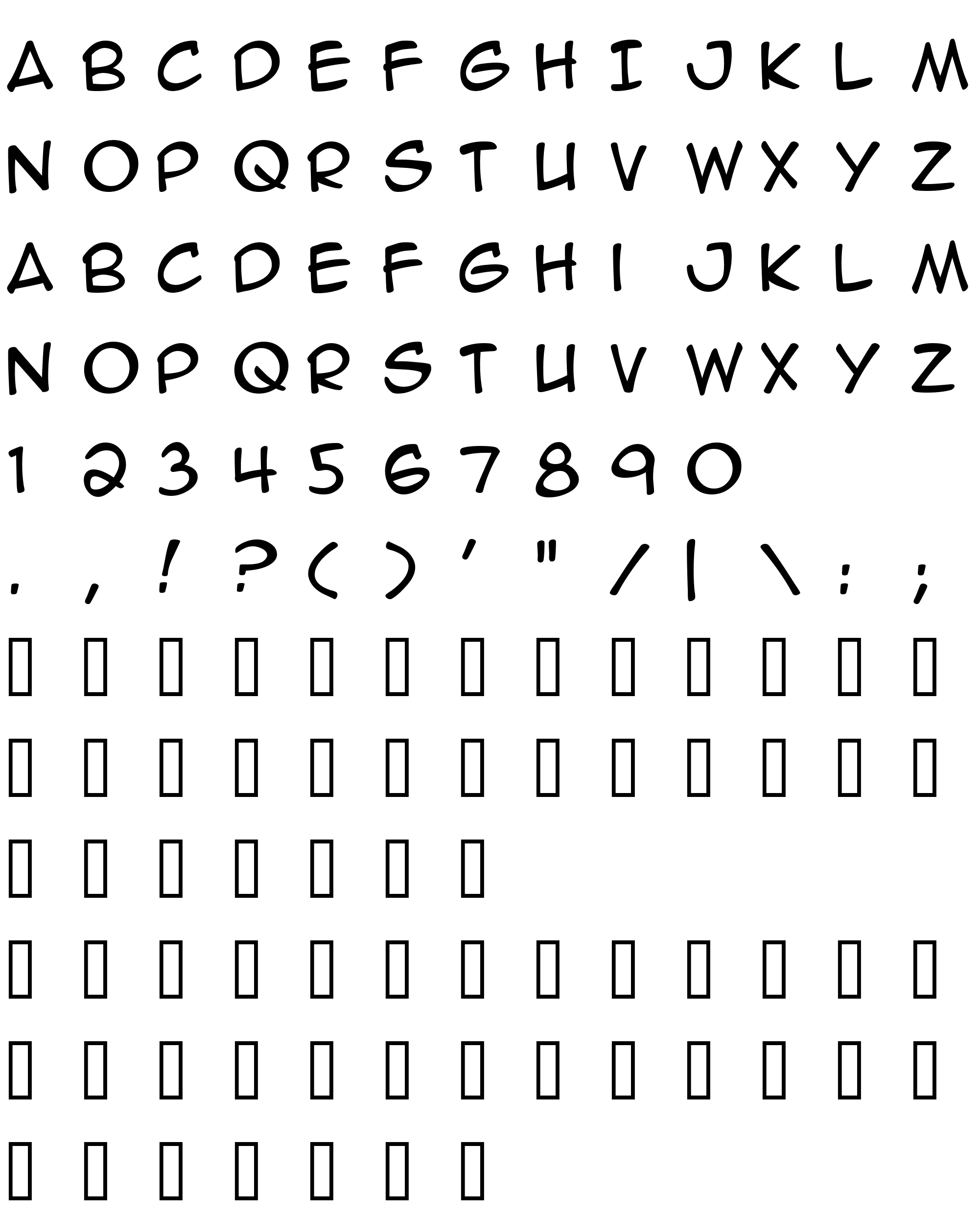 Шрифт Anime Ace