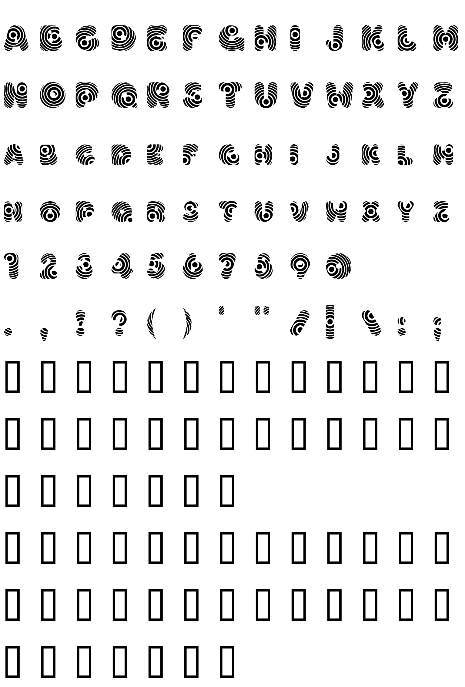 Шрифт Hypmotizin