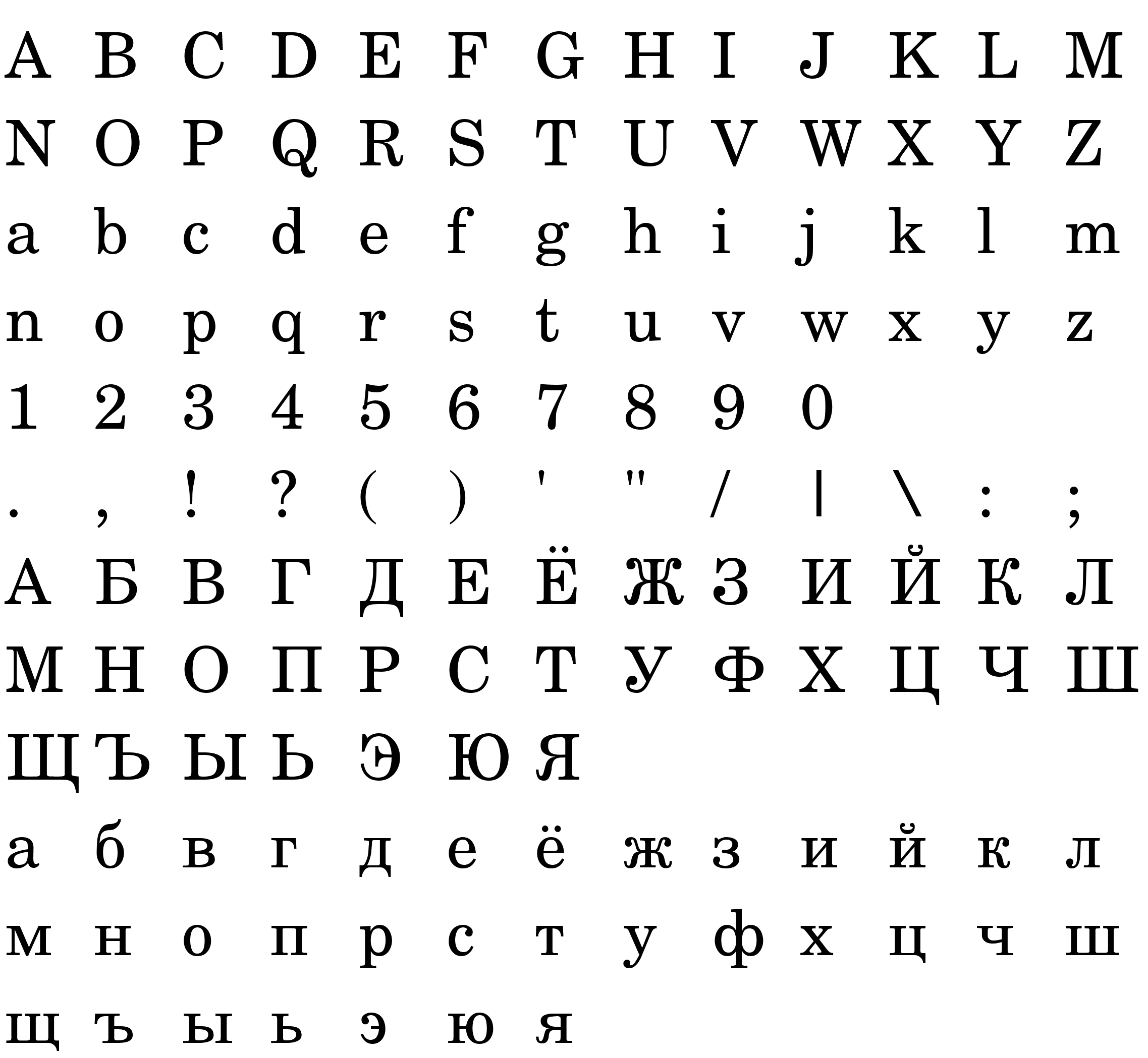 Шрифт NewSaturionCyr