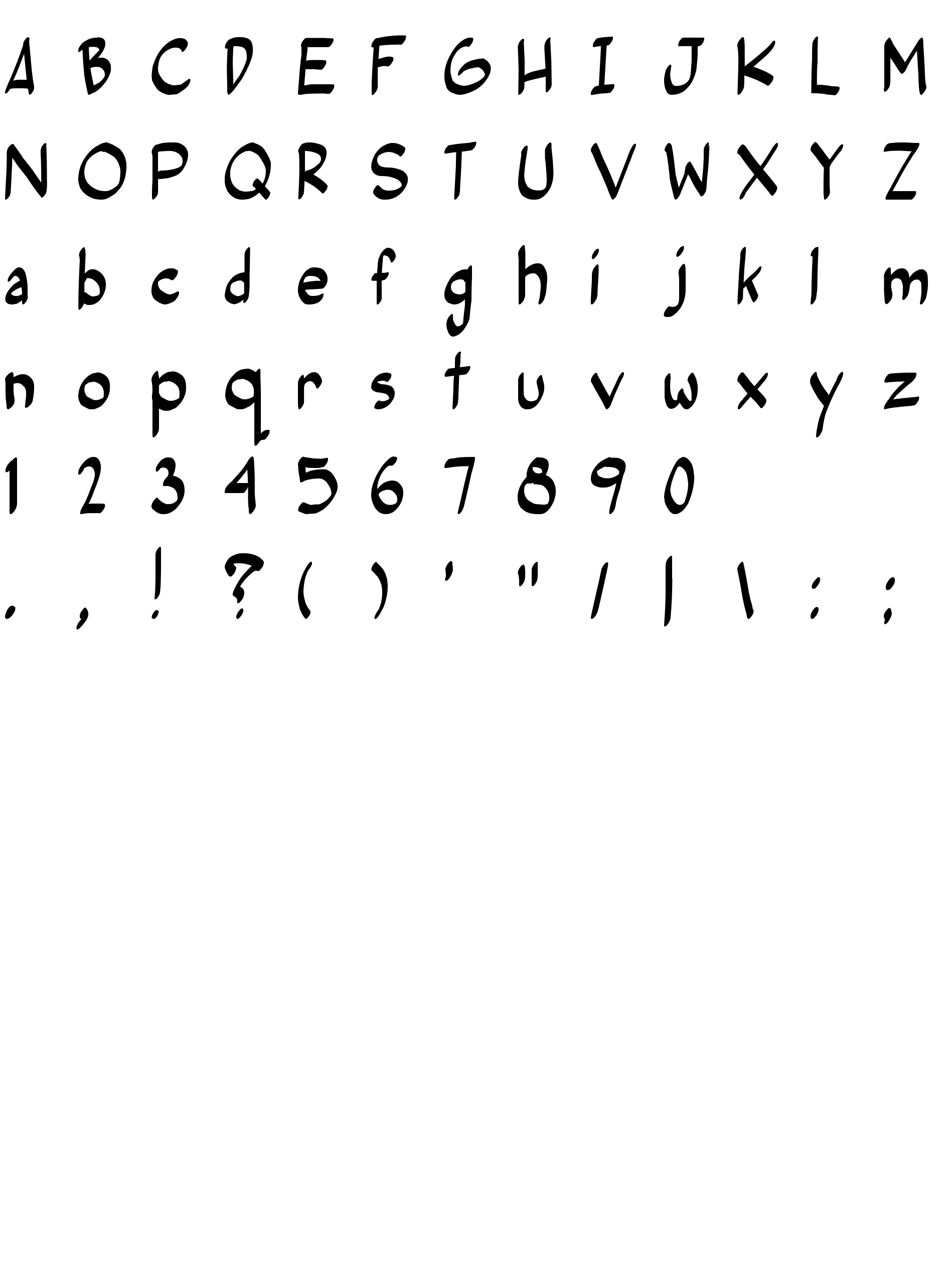 Шрифт Post Human