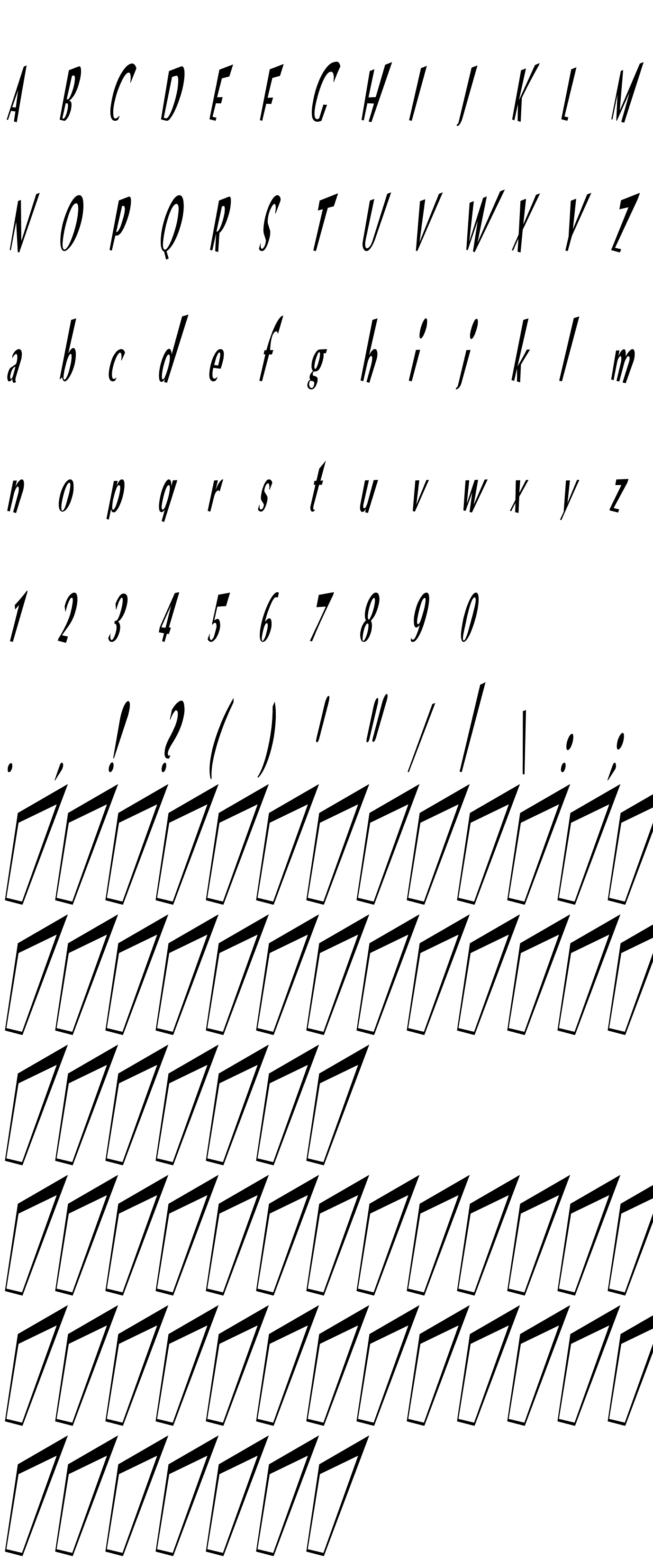 Шрифт VTC Optika Regular Italic