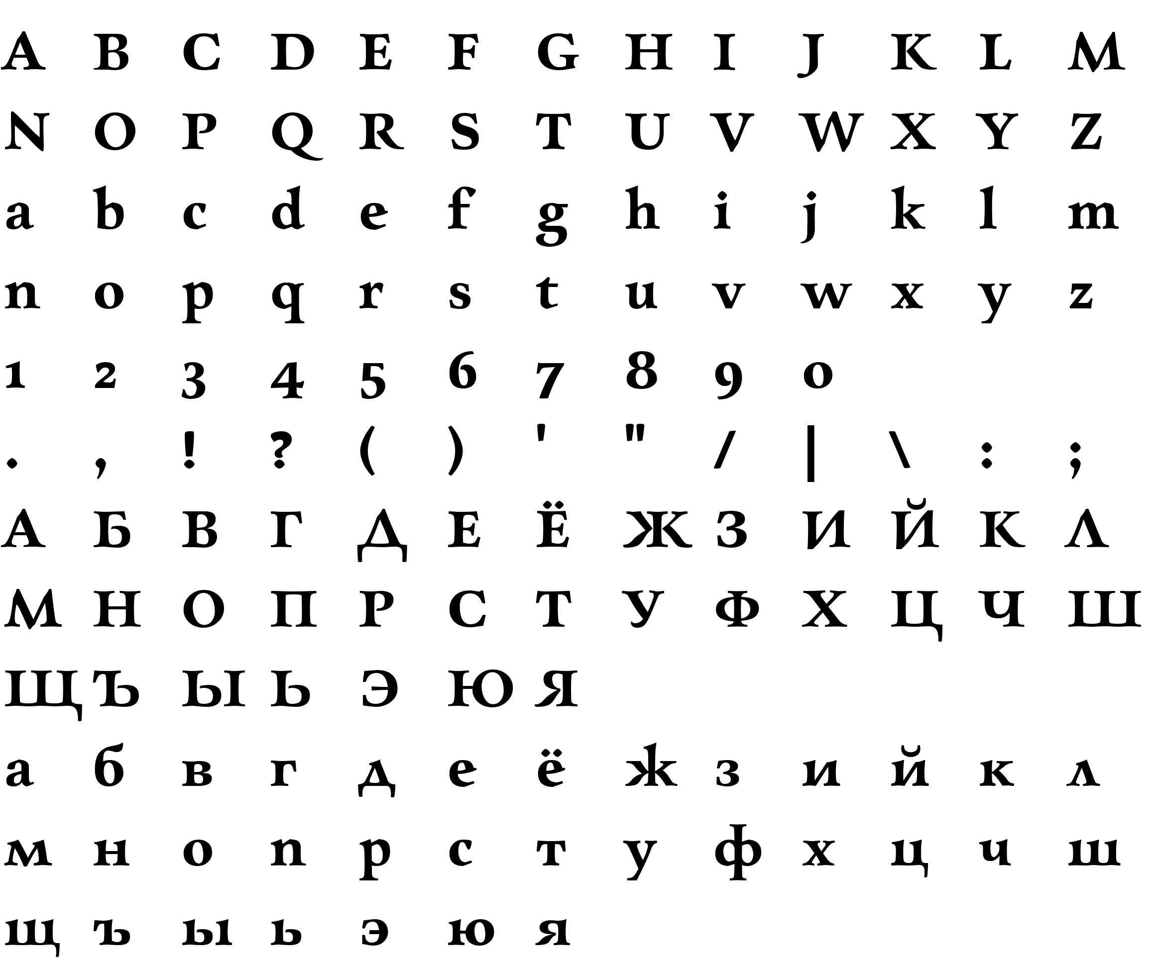 Шрифт CharpentierRenaissancePro-Demi